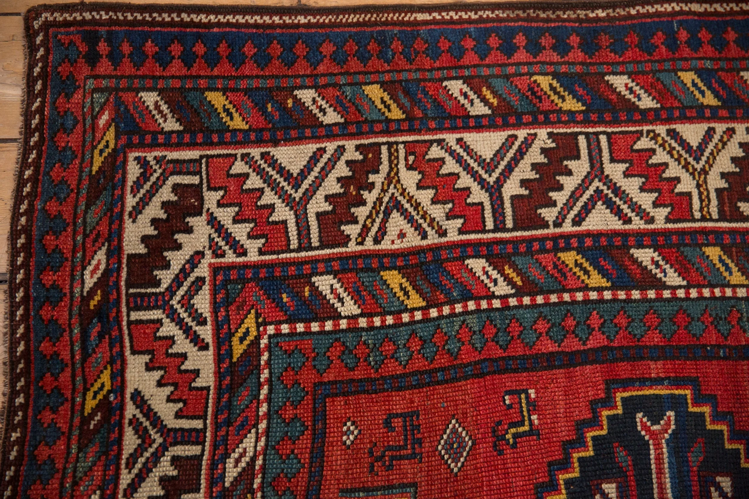 4x8 Antique Kazak Rug Runner - Image 3