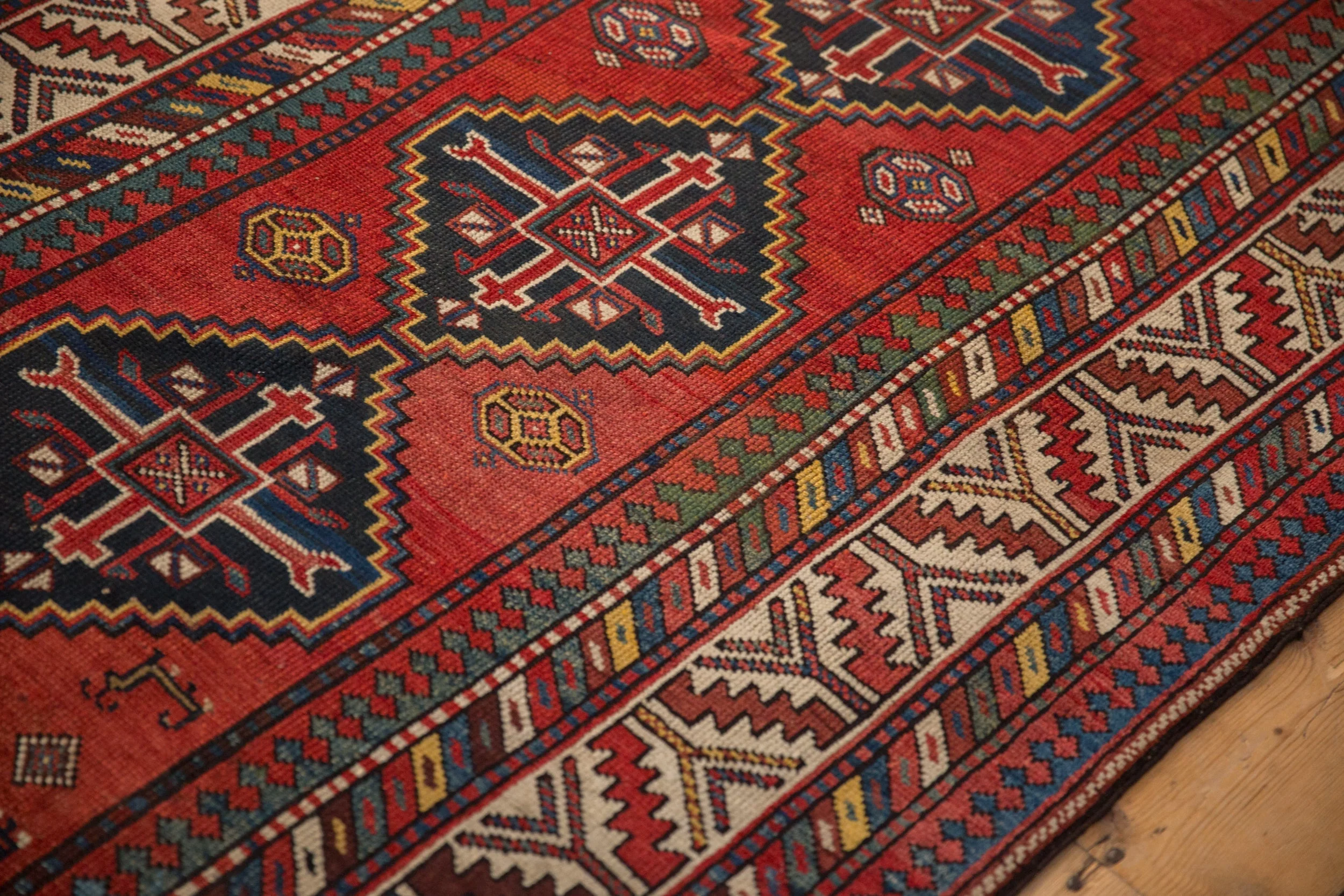 4x8 Antique Kazak Rug Runner - Image 7