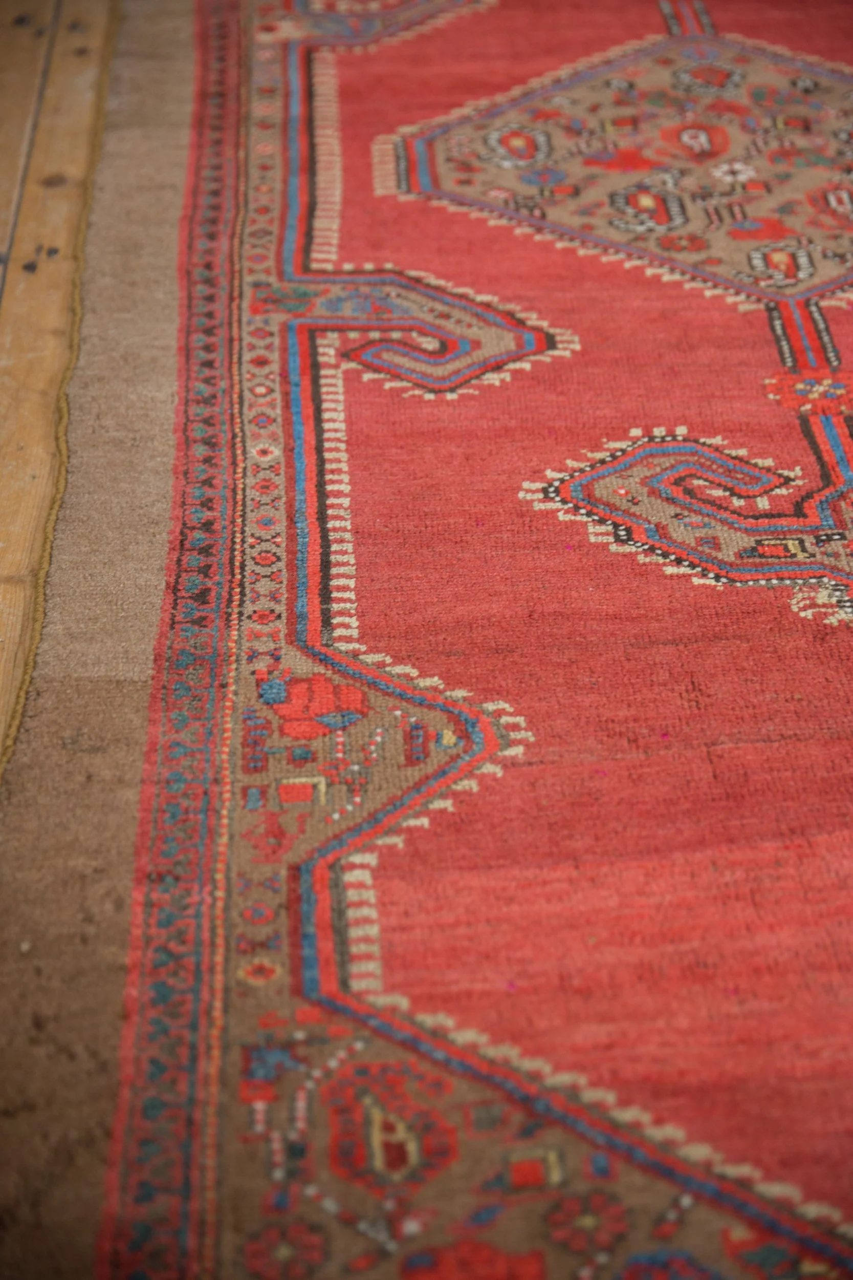 4x8 Vintage Camel Hair Serab Rug Runner - Image 5