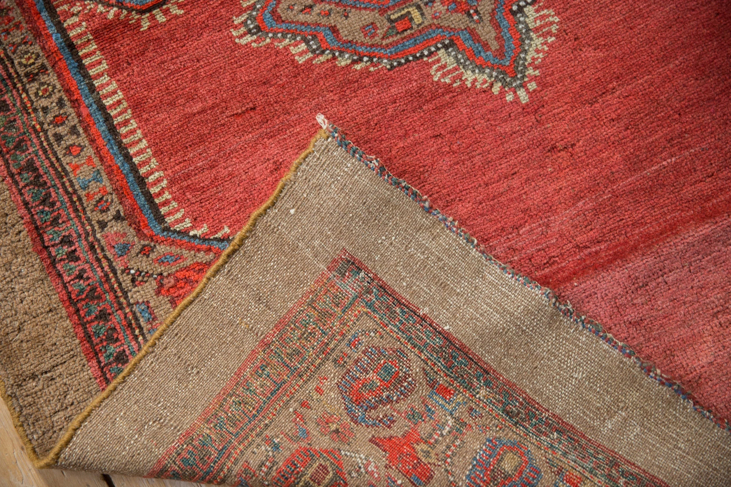 4x8 Vintage Camel Hair Serab Rug Runner - Image 9