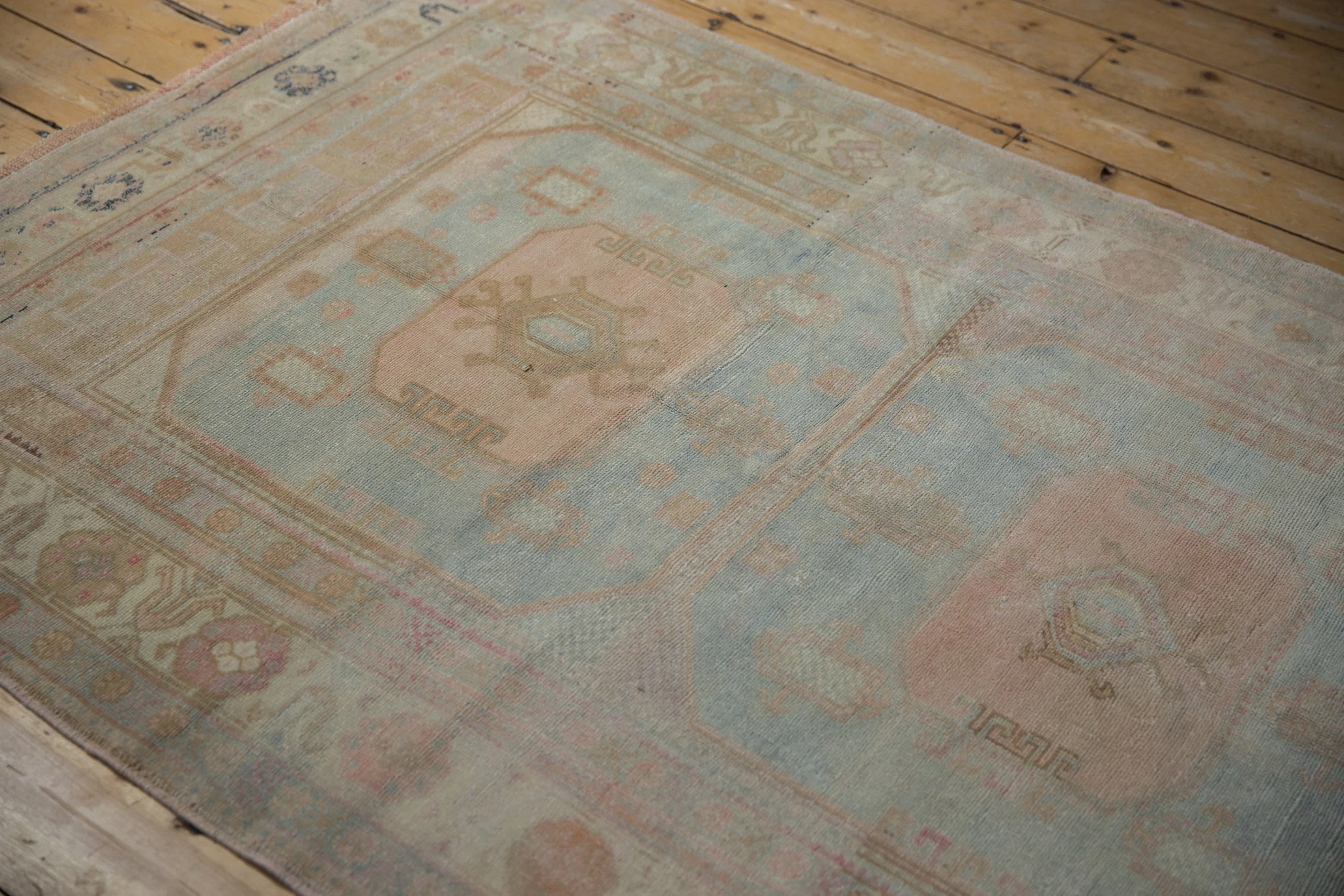 4x8 Vintage Distressed Oushak Rug Runner - Image 7