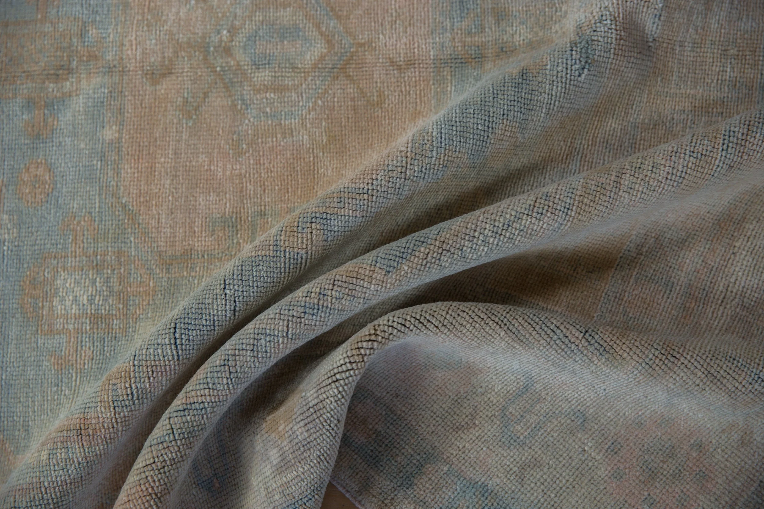 4x8 Vintage Distressed Oushak Rug Runner - Image 8
