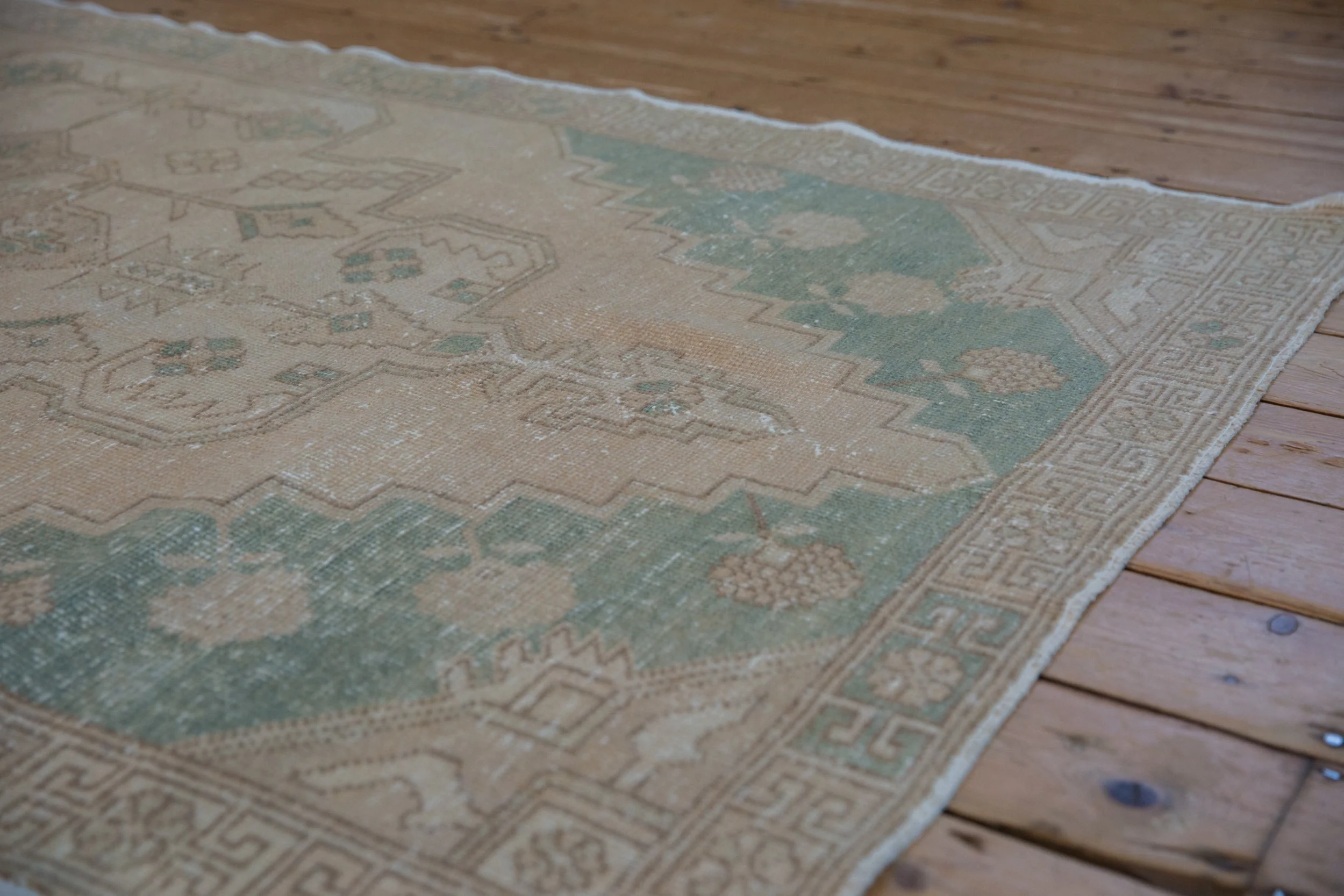 4x8 Vintage Distressed Oushak Rug Runner - Image 5