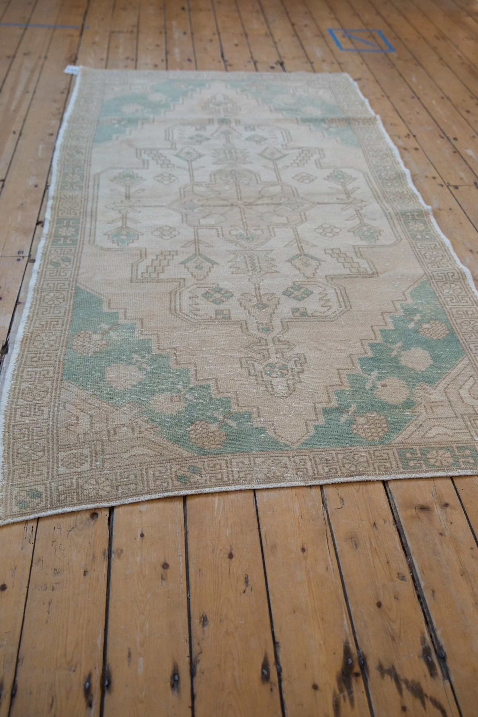 4x8 Vintage Distressed Oushak Rug Runner - Image 6
