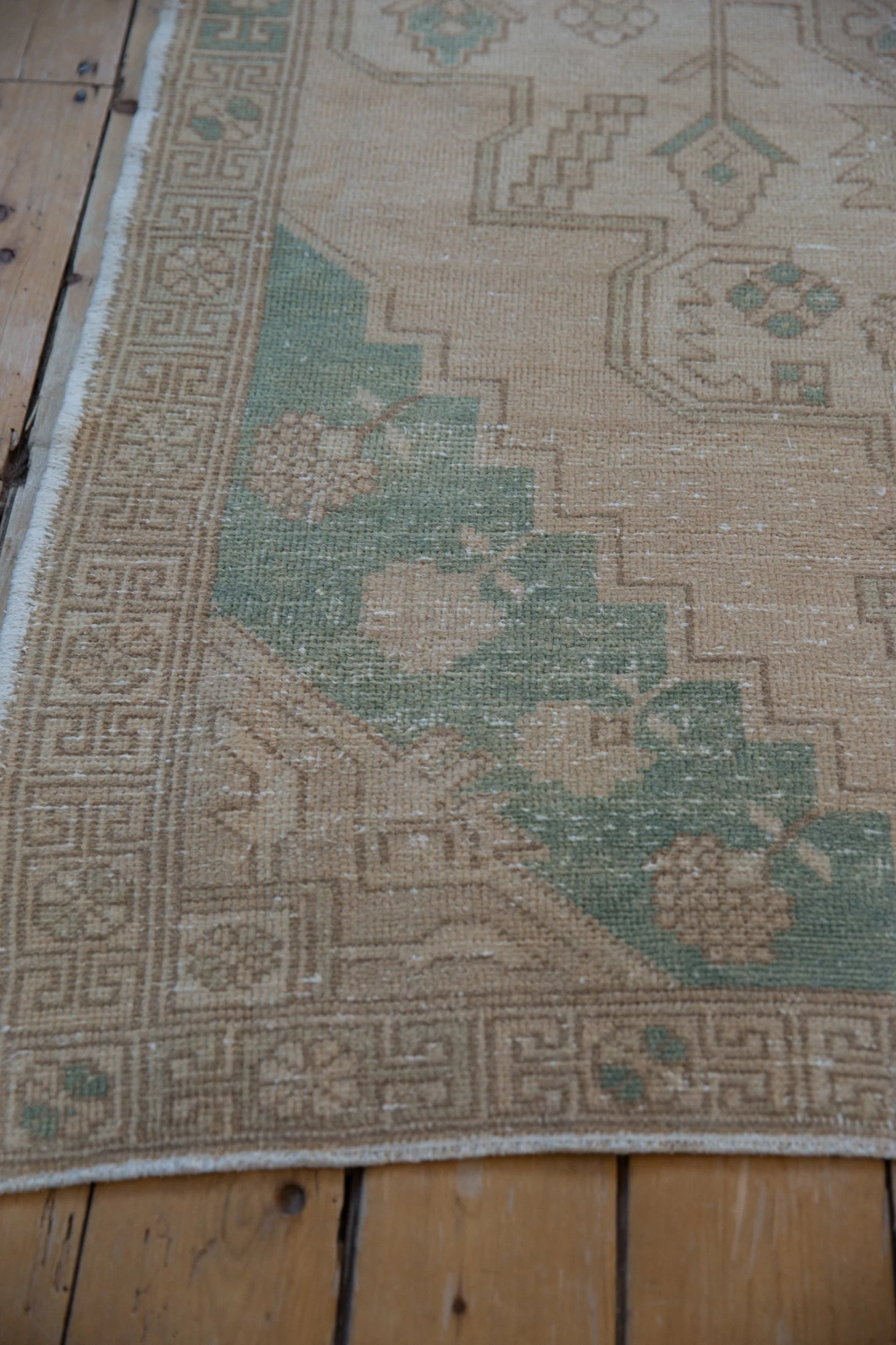 4x8 Vintage Distressed Oushak Rug Runner - Image 7