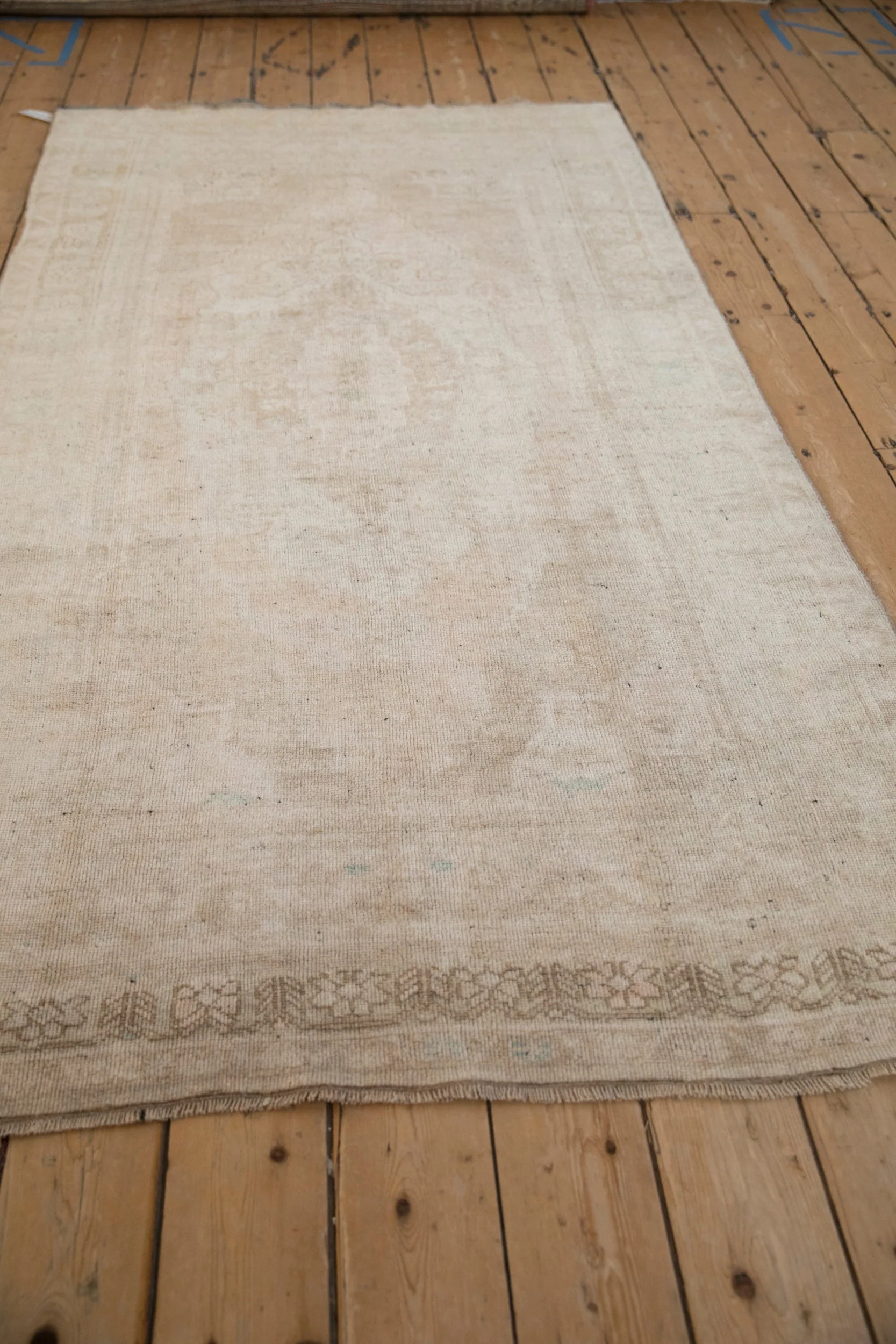 4x8 Vintage Distressed Oushak Rug Runner - Image 5