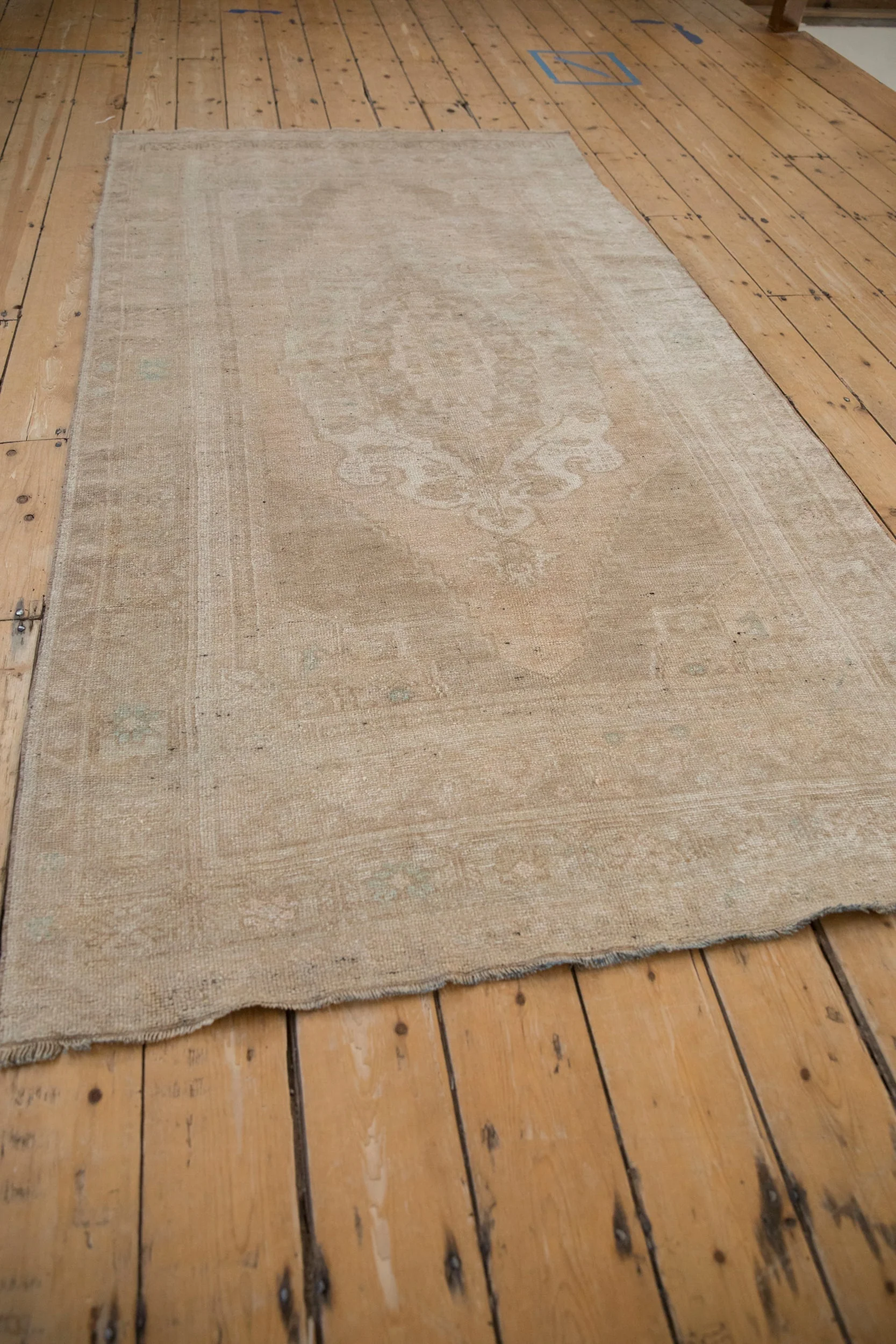 4x8 Vintage Distressed Oushak Rug Runner - Image 8