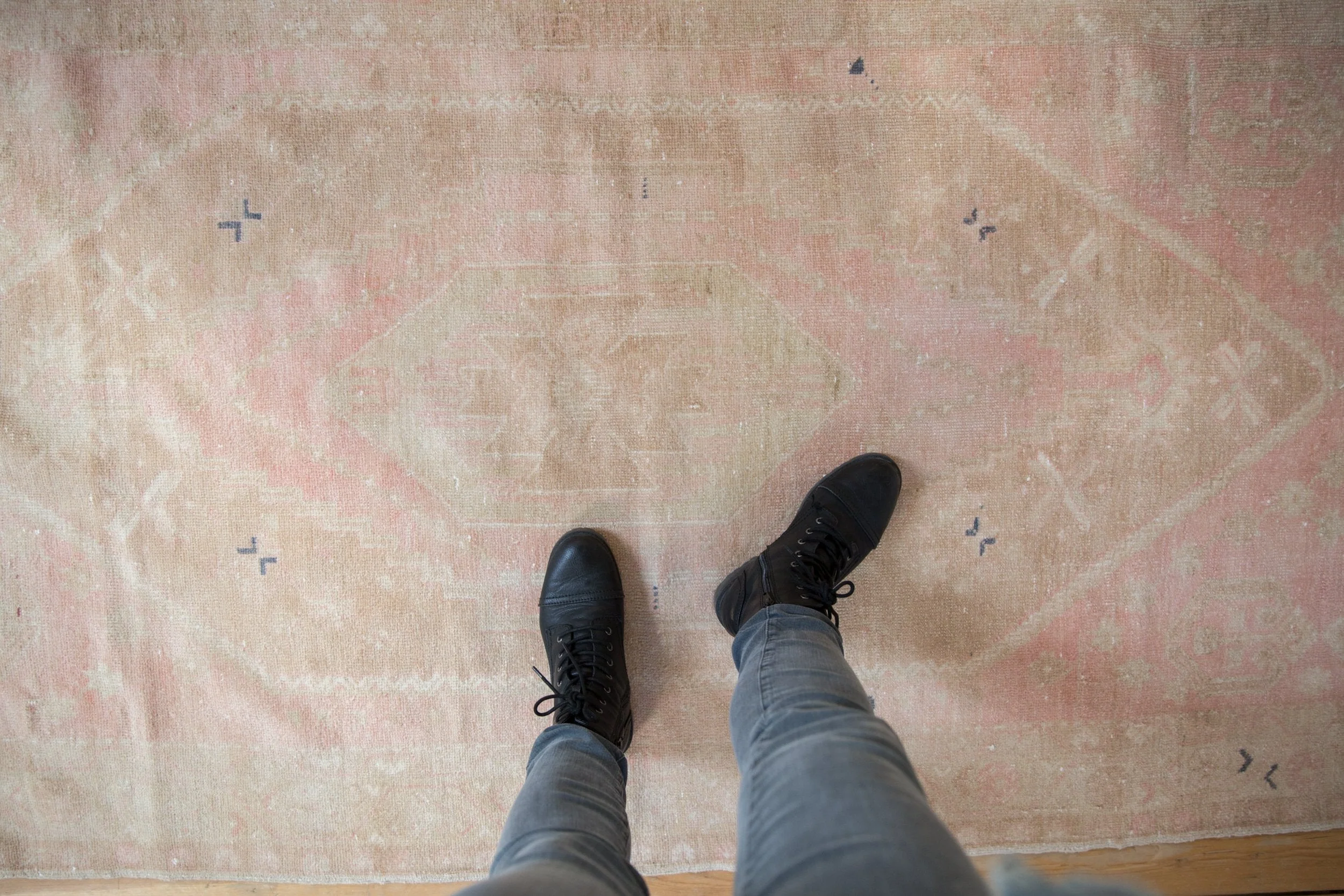 4x8 Vintage Distressed Oushak Rug Runner - Image 2