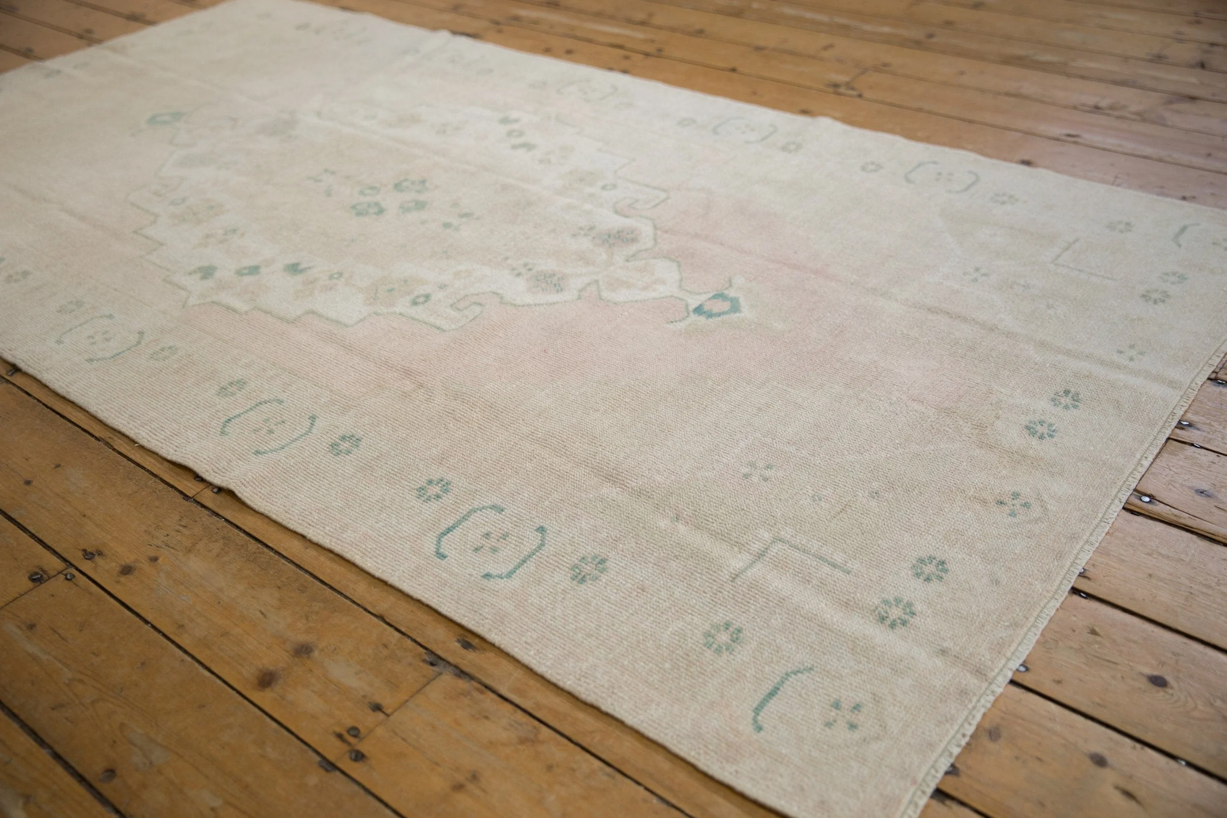 4x8 Vintage Distressed Oushak Rug Runner - Image 3