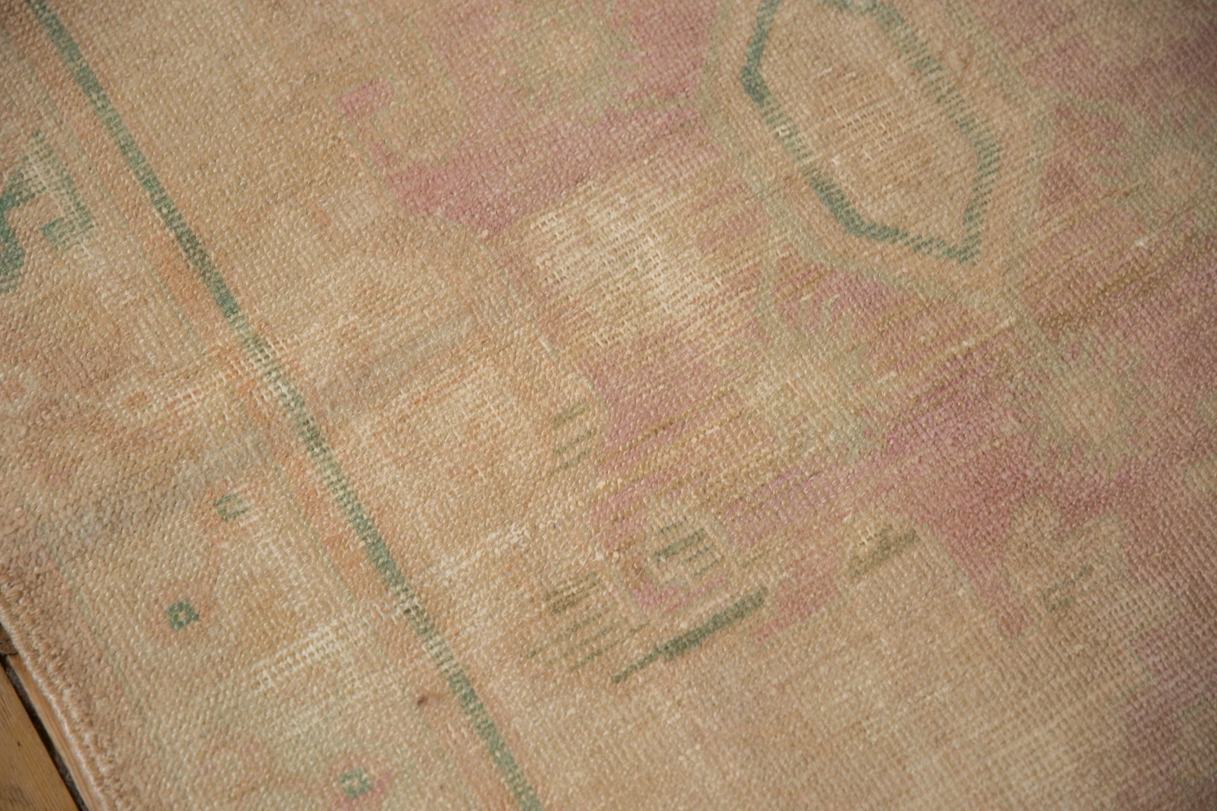 4x9.5 Vintage Distressed Oushak Rug Runner - Image 12