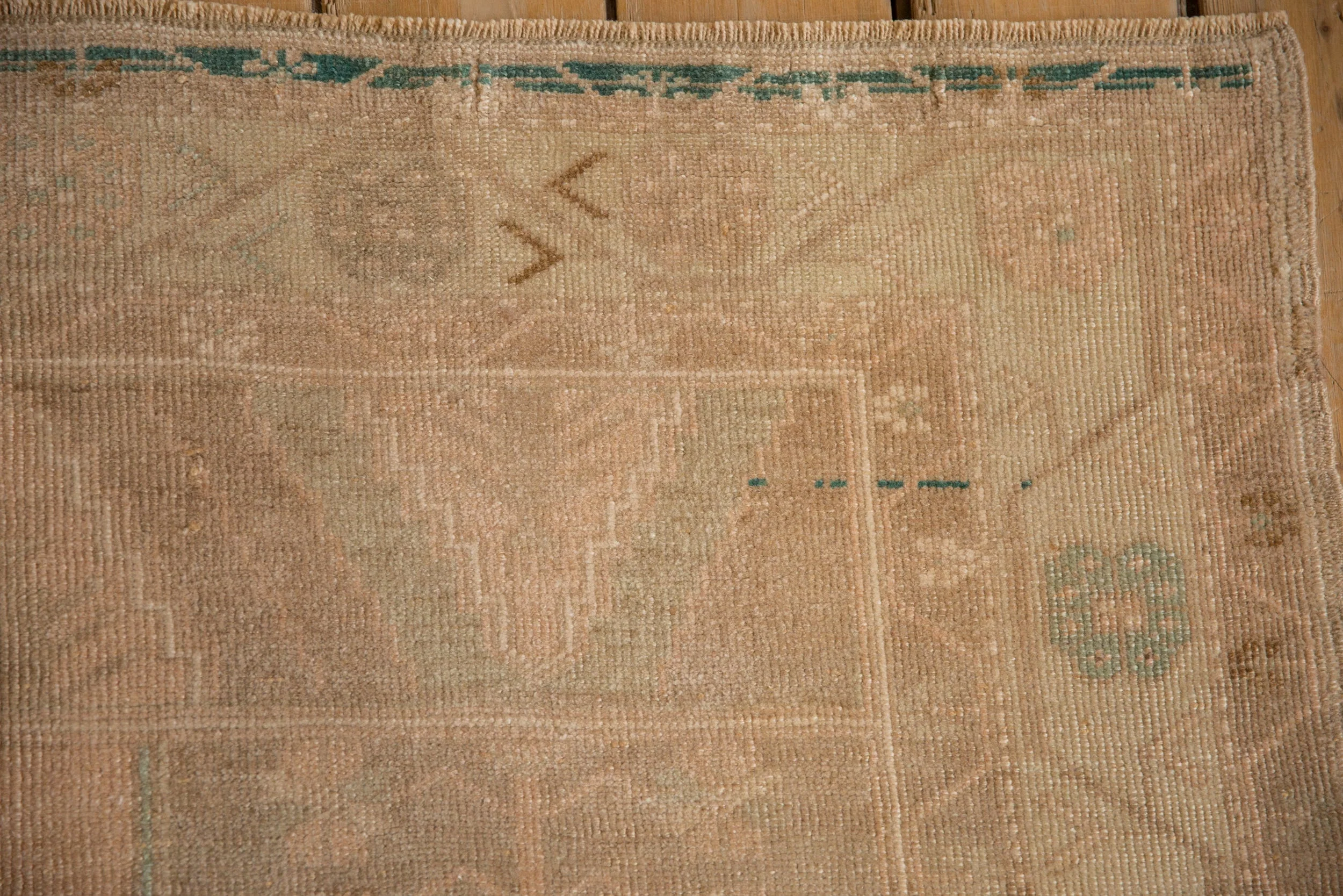 4x9 Vintage Distressed Oushak Rug Runner - Image 3
