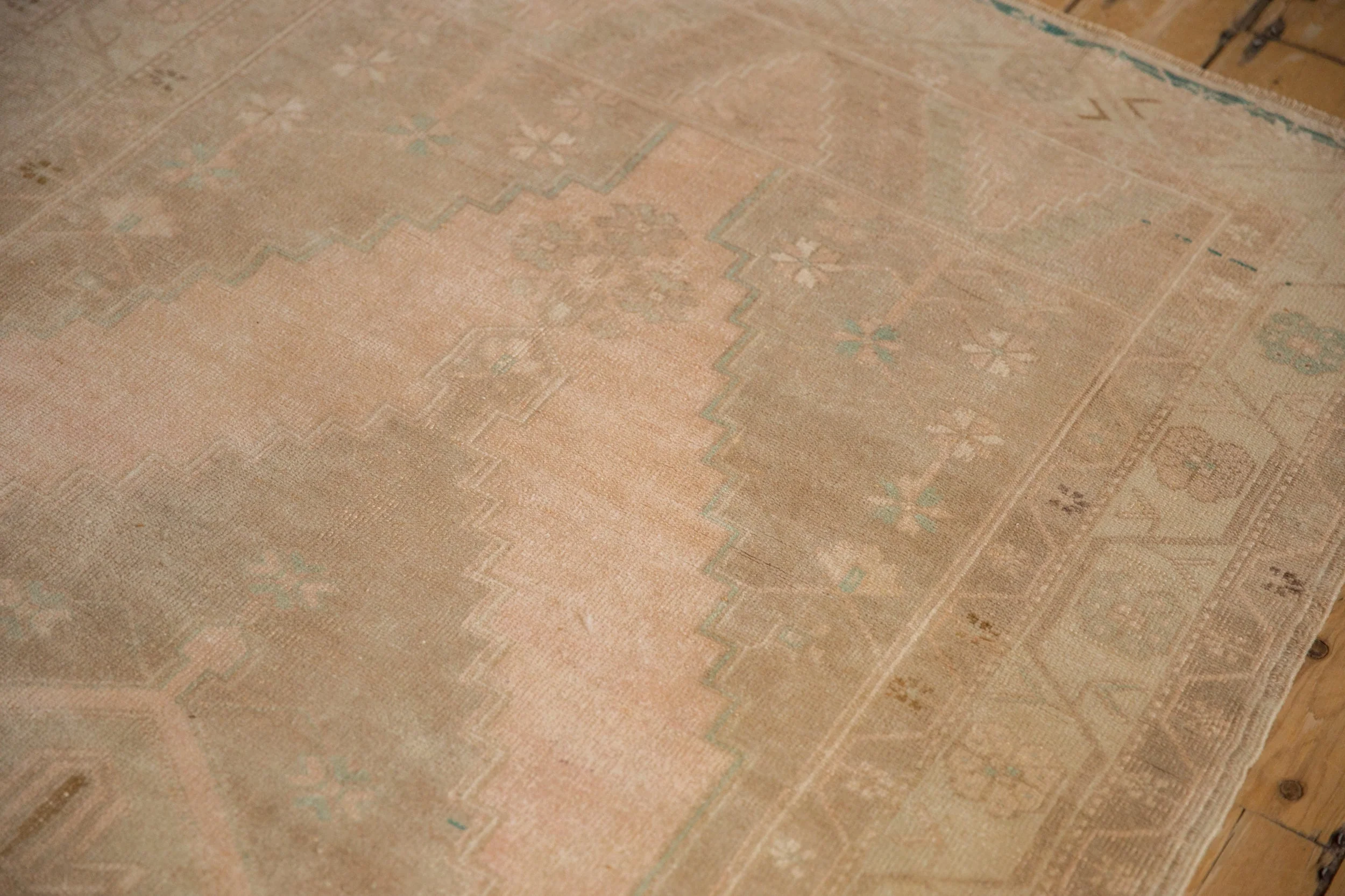 4x9 Vintage Distressed Oushak Rug Runner - Image 8