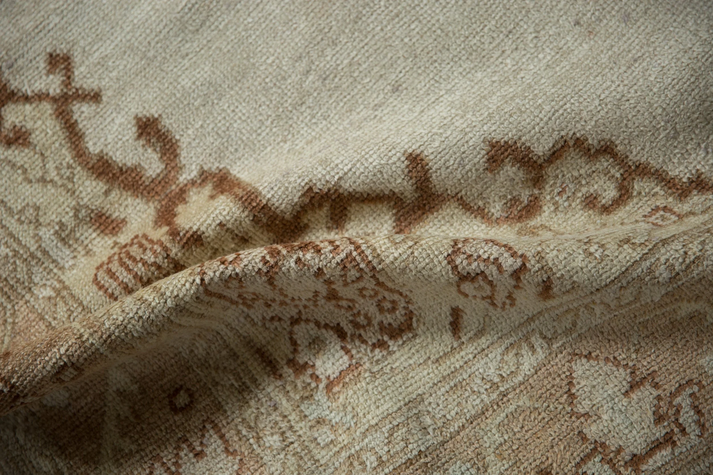 4x9 Vintage Distressed Oushak Rug Runner - Image 10
