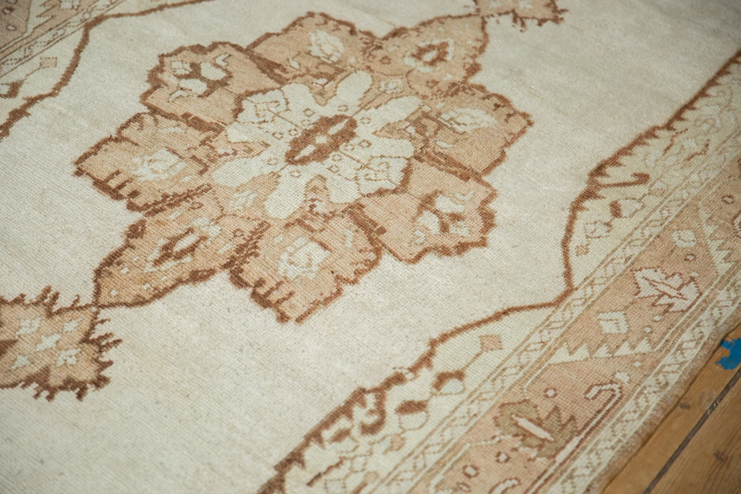 4x9 Vintage Distressed Oushak Rug Runner - Image 6