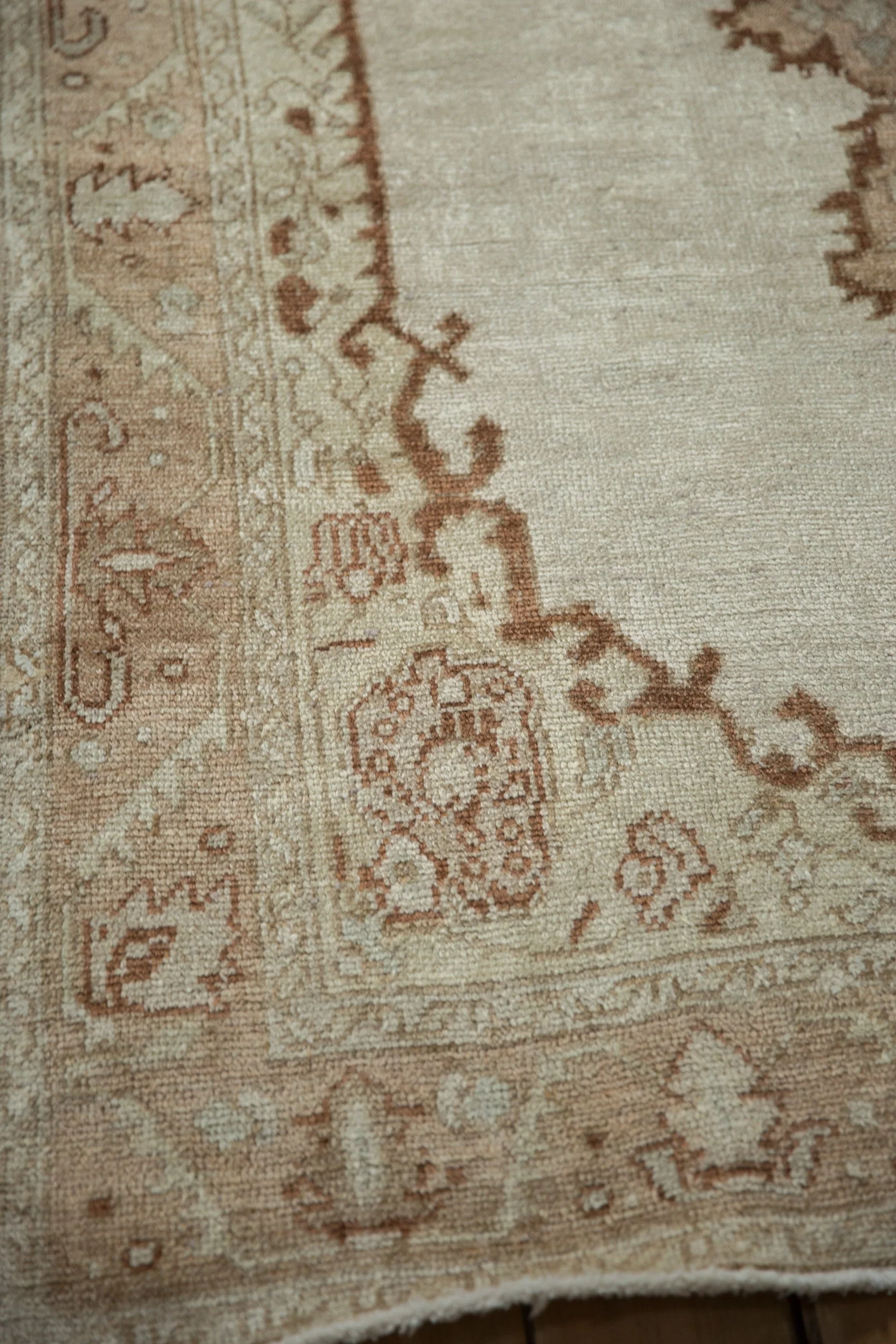 4x9 Vintage Distressed Oushak Rug Runner - Image 8
