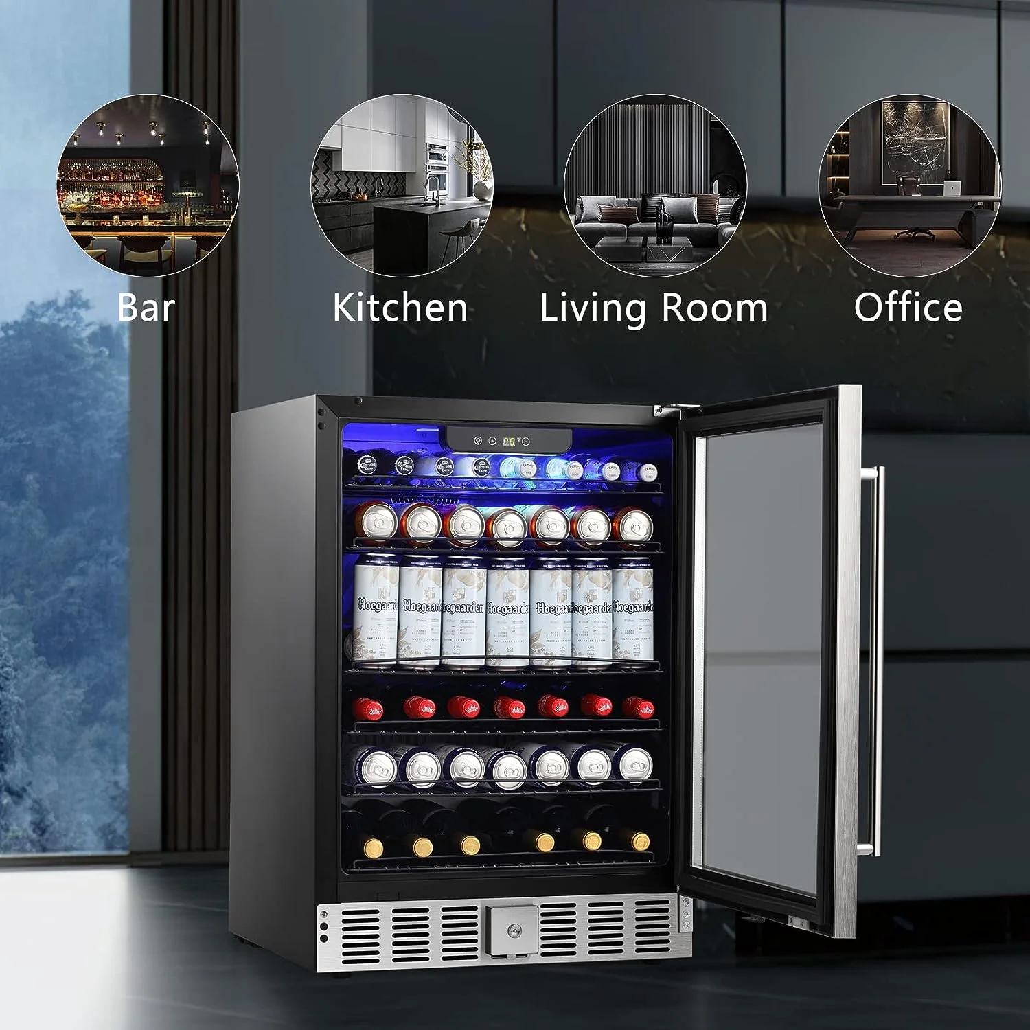5.1 Cu.Ft Beverage Refrigerator W58145B - Image 6
