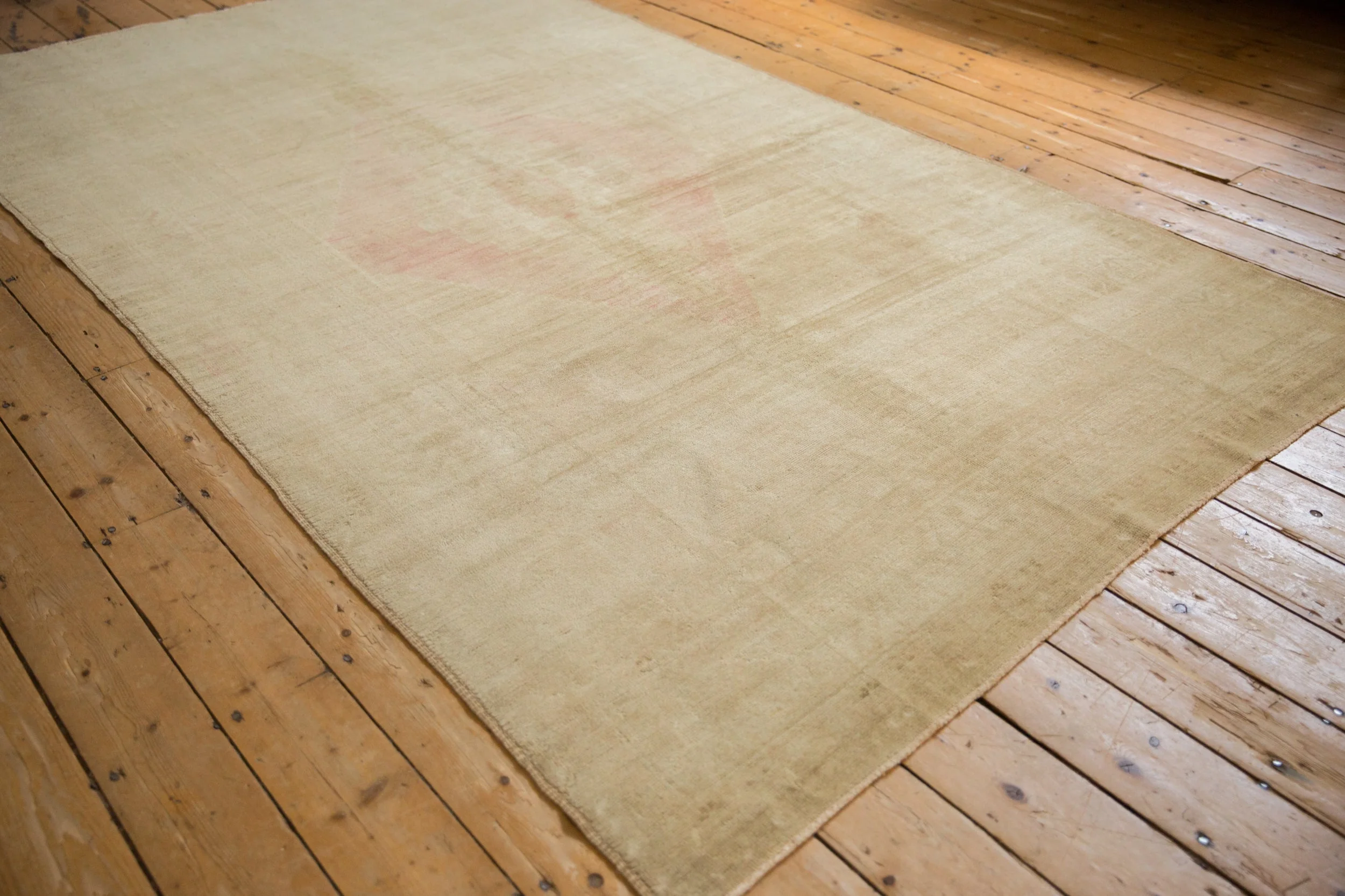 5.5x10 Vintage Distressed Oushak Carpet - Image 4