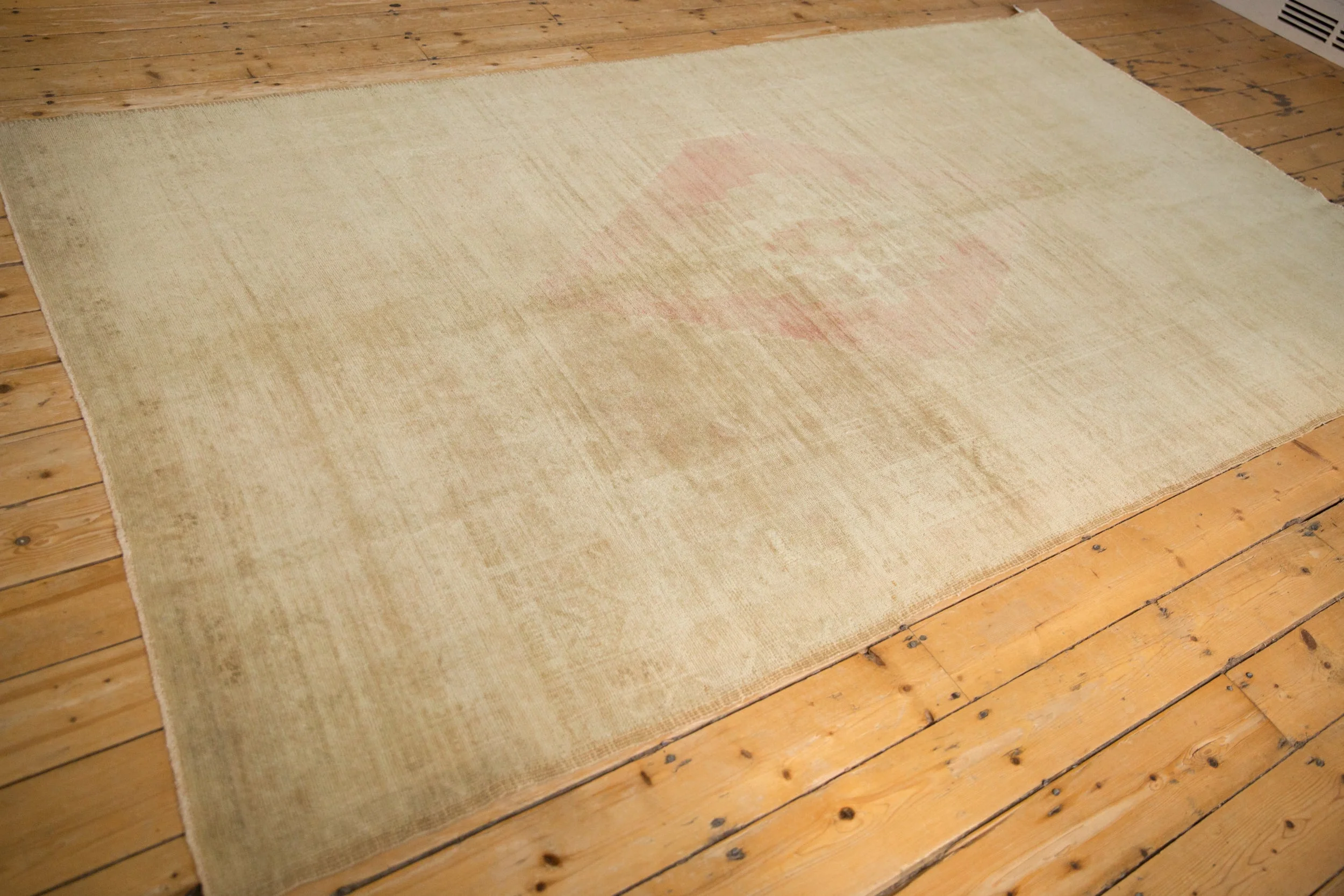 5.5x10 Vintage Distressed Oushak Carpet - Image 6