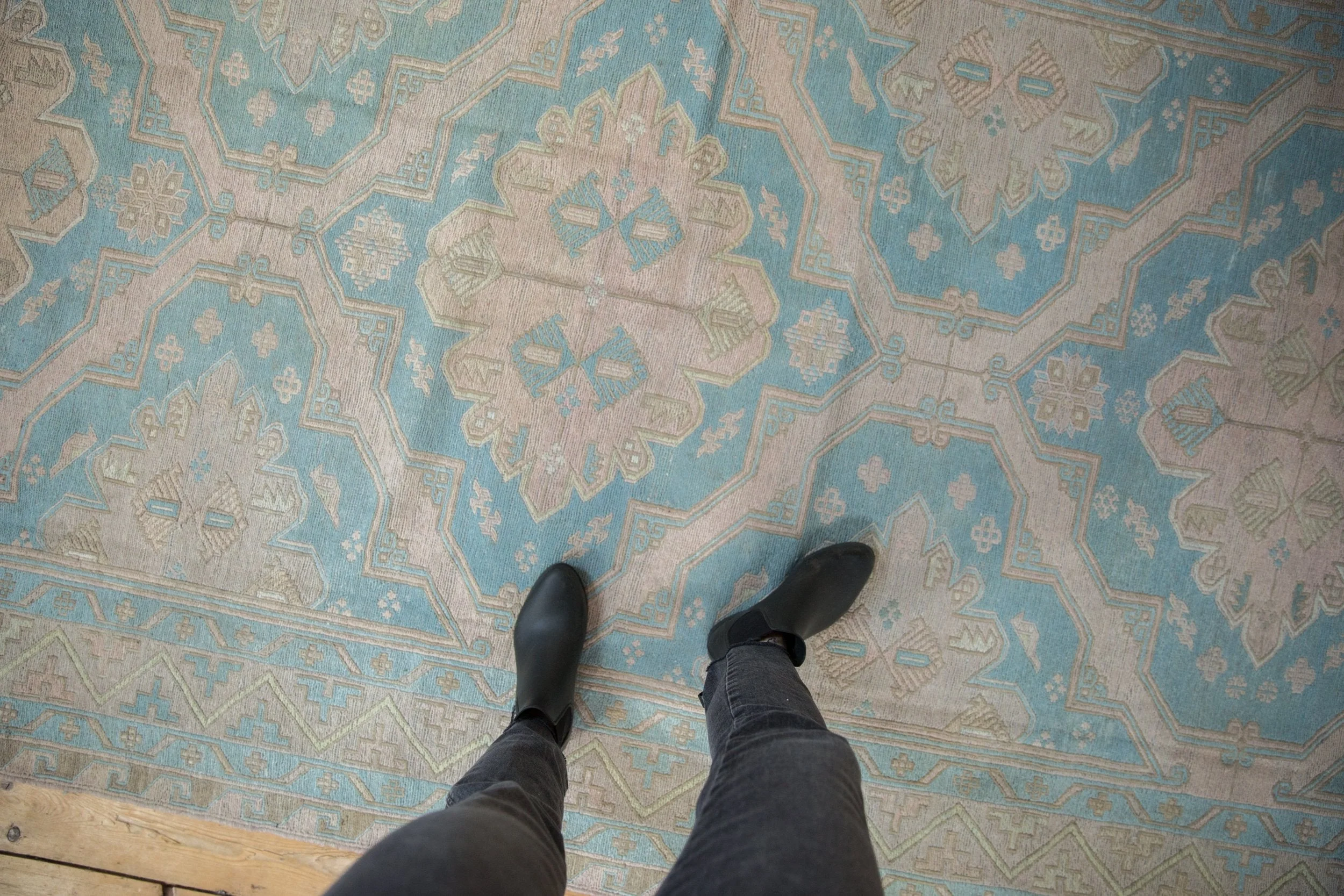5.5x11.5 Vintage Distressed Soumac Rug Runner - Image 2
