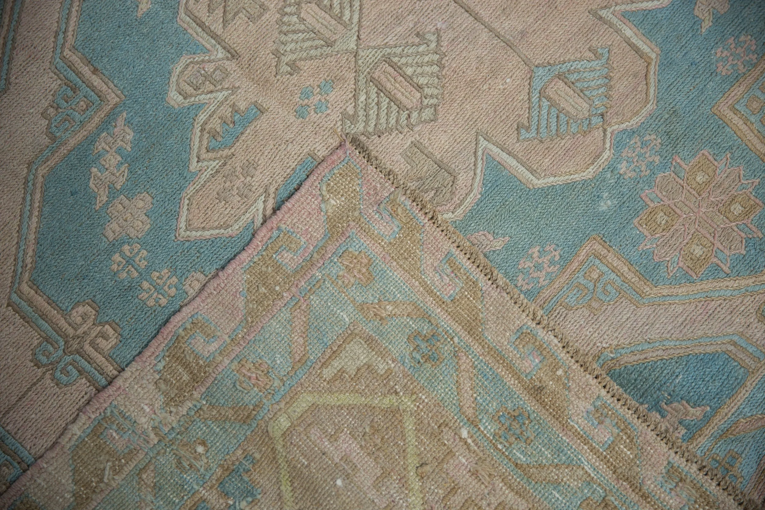 5.5x11.5 Vintage Distressed Soumac Rug Runner - Image 9