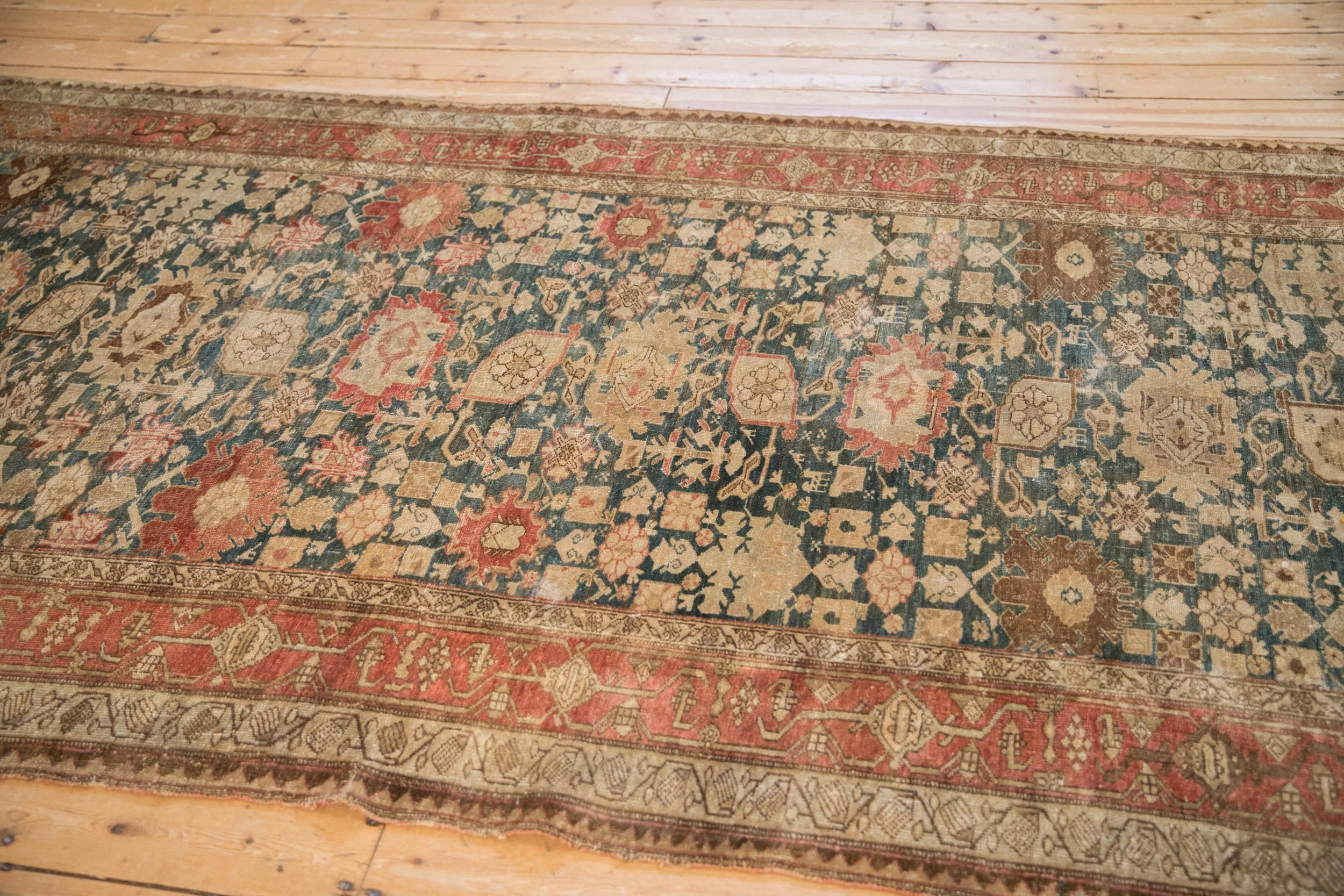 5.5x11 Antique Fine Distressed Bijar Rug Runner - Image 13