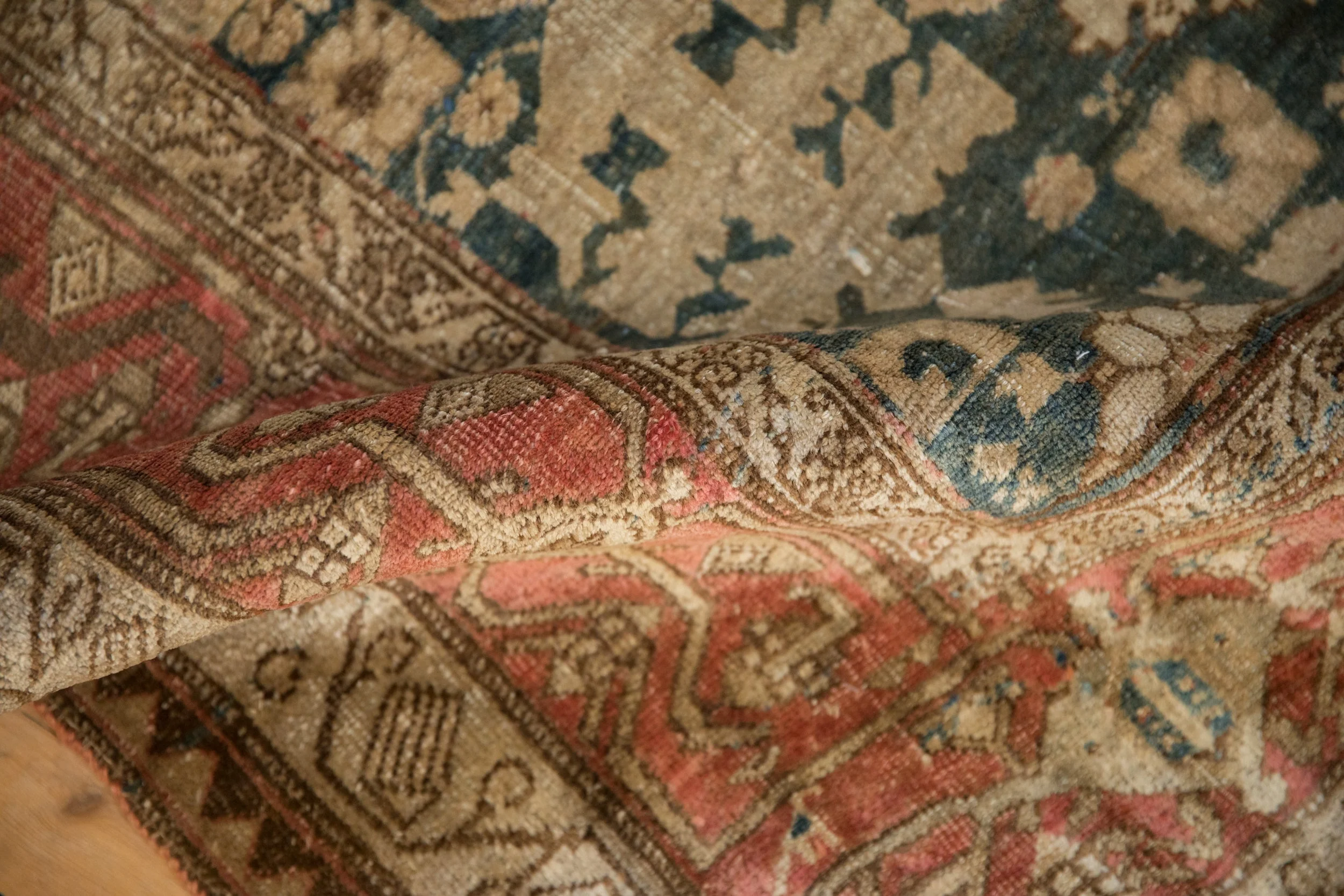 5.5x11 Antique Fine Distressed Bijar Rug Runner - Image 16