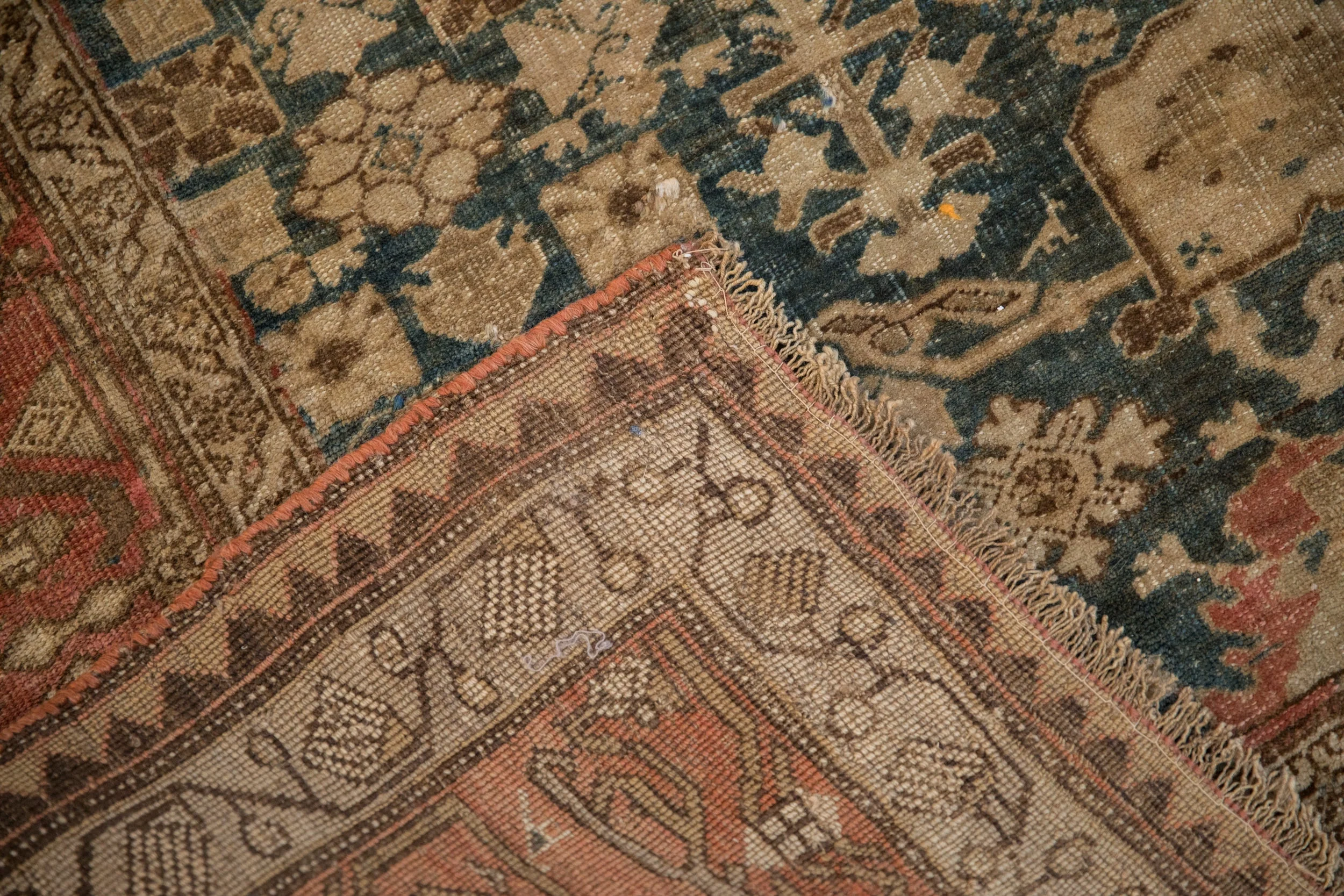 5.5x11 Antique Fine Distressed Bijar Rug Runner - Image 17