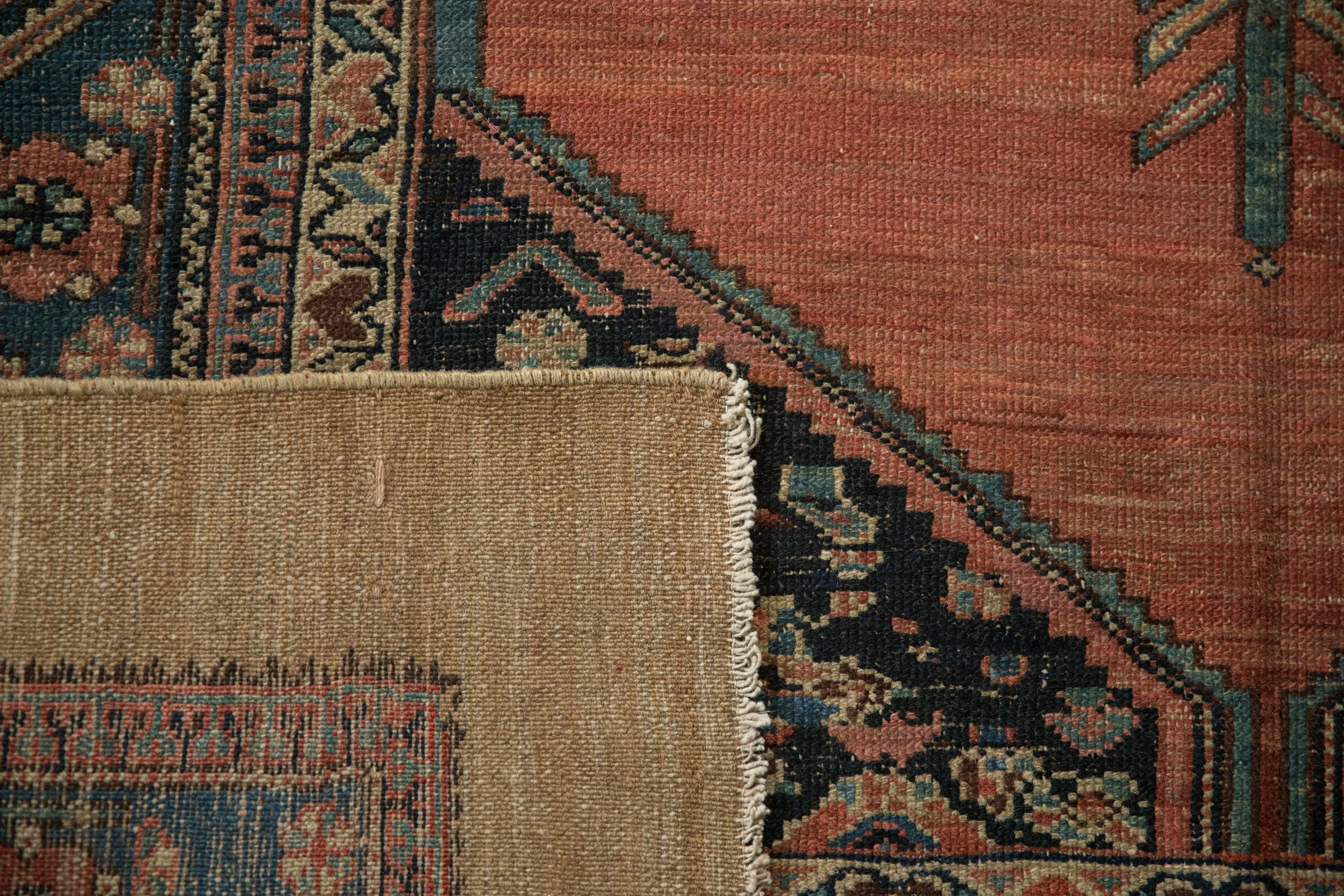 5.5x11 Antique Hamadan Rug Runner - Image 11