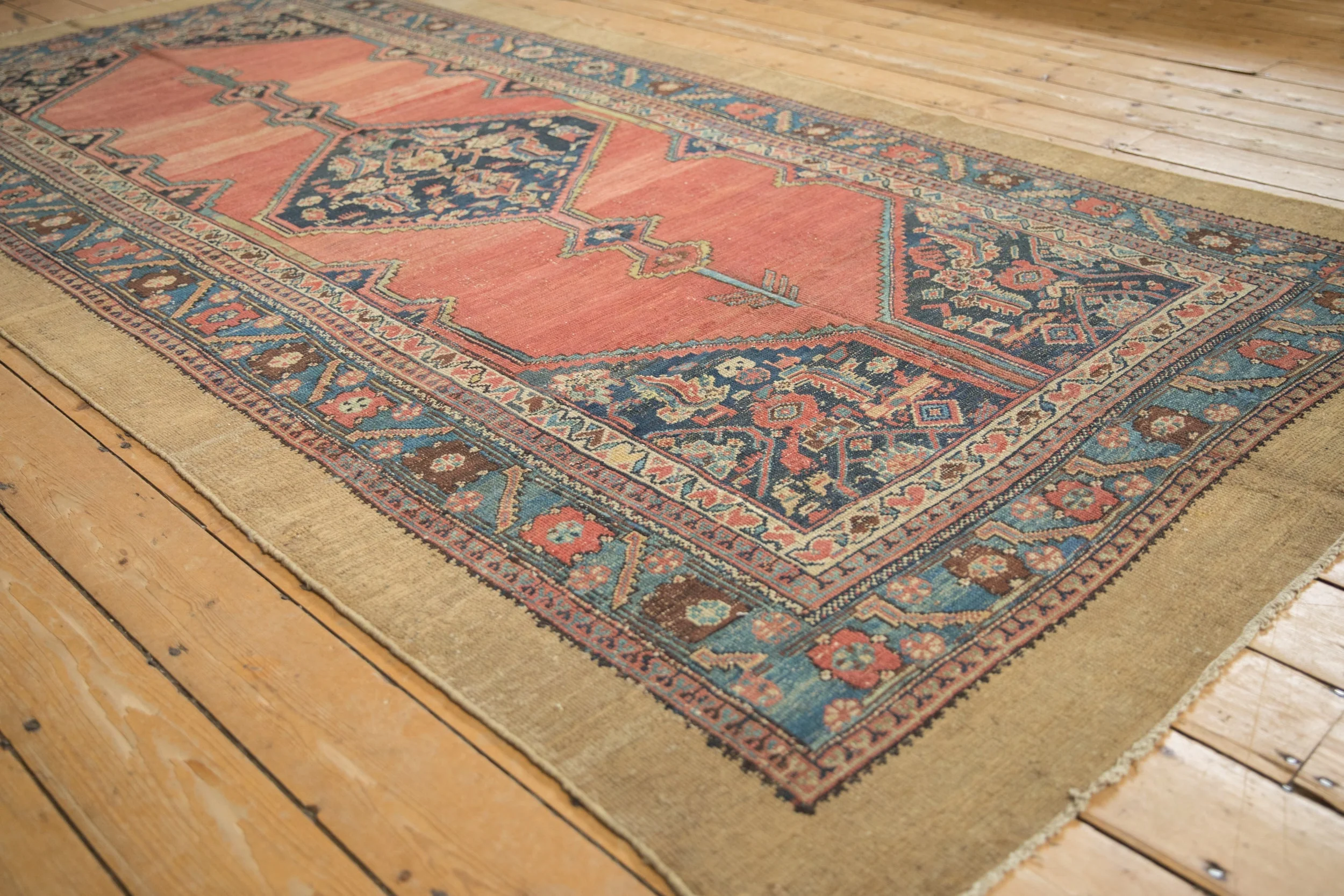 5.5x11 Antique Hamadan Rug Runner - Image 4