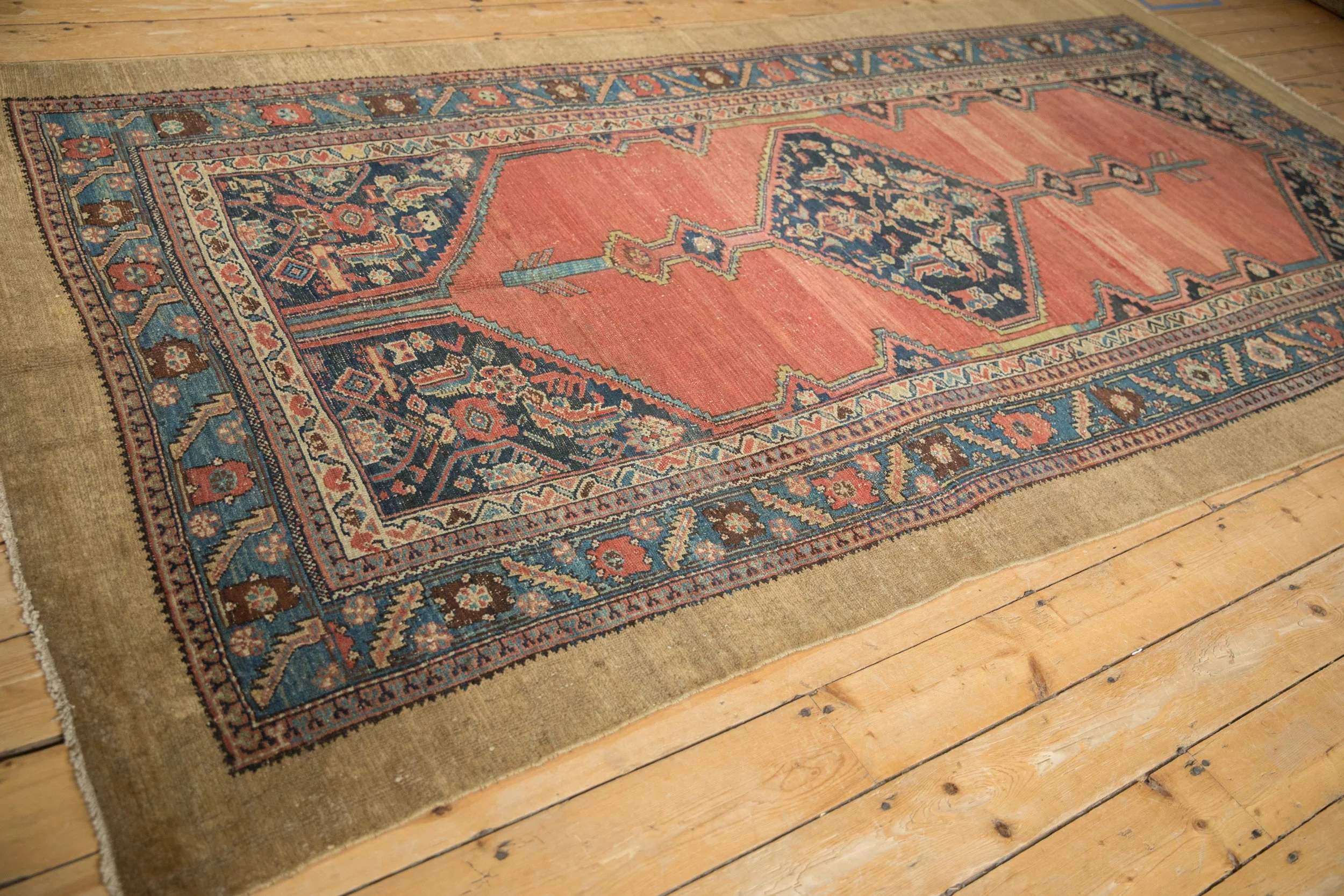 5.5x11 Antique Hamadan Rug Runner - Image 6