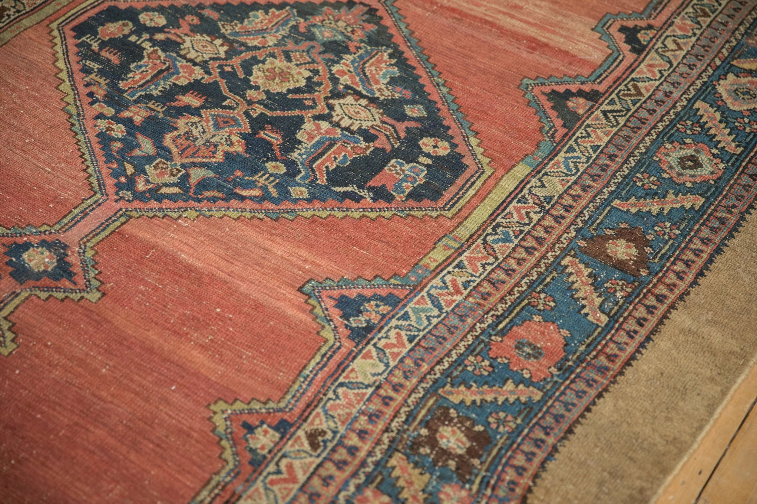 5.5x11 Antique Hamadan Rug Runner - Image 7