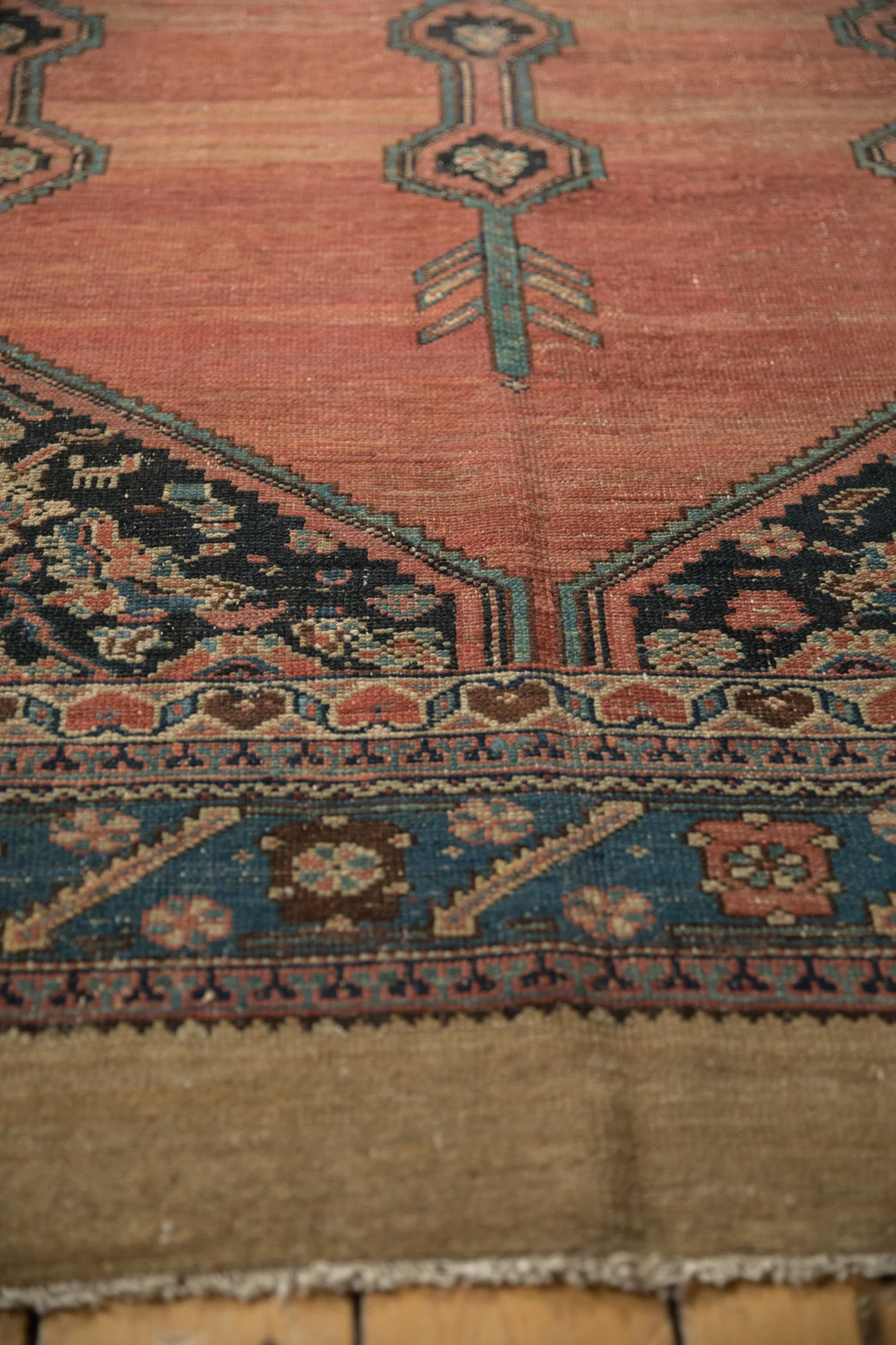 5.5x11 Antique Hamadan Rug Runner - Image 9