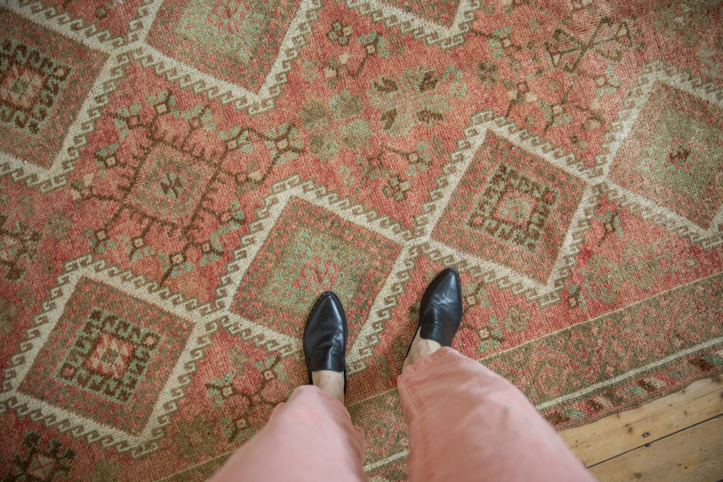5.5x11 Vintage Distressed Kurdish Rug Runner - Image 2