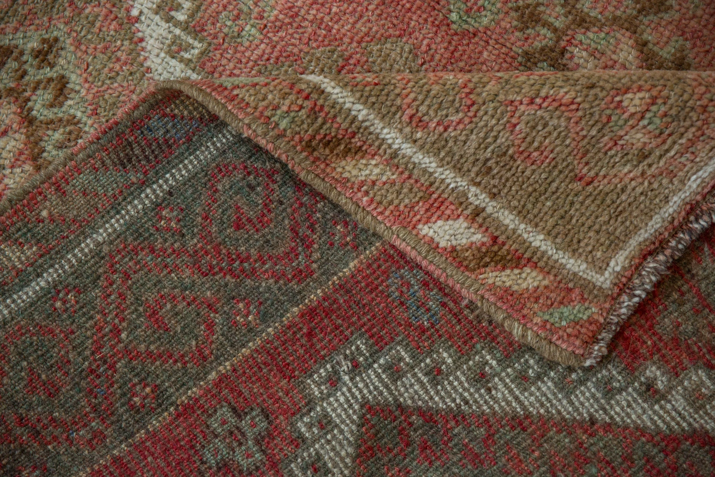 5.5x11 Vintage Distressed Kurdish Rug Runner - Image 7