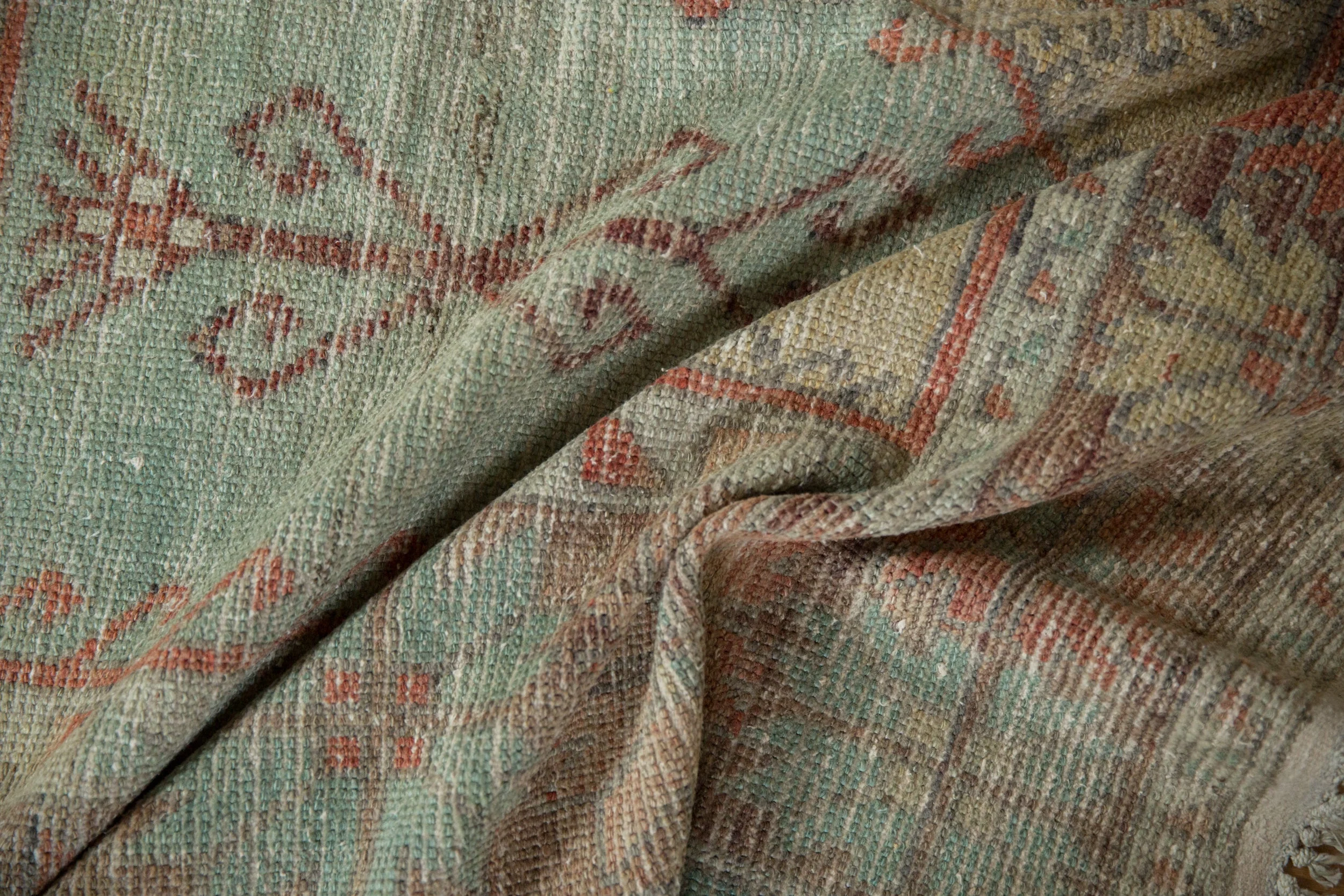5.5x12 Vintage Distressed Oushak Rug Runner - Image 10