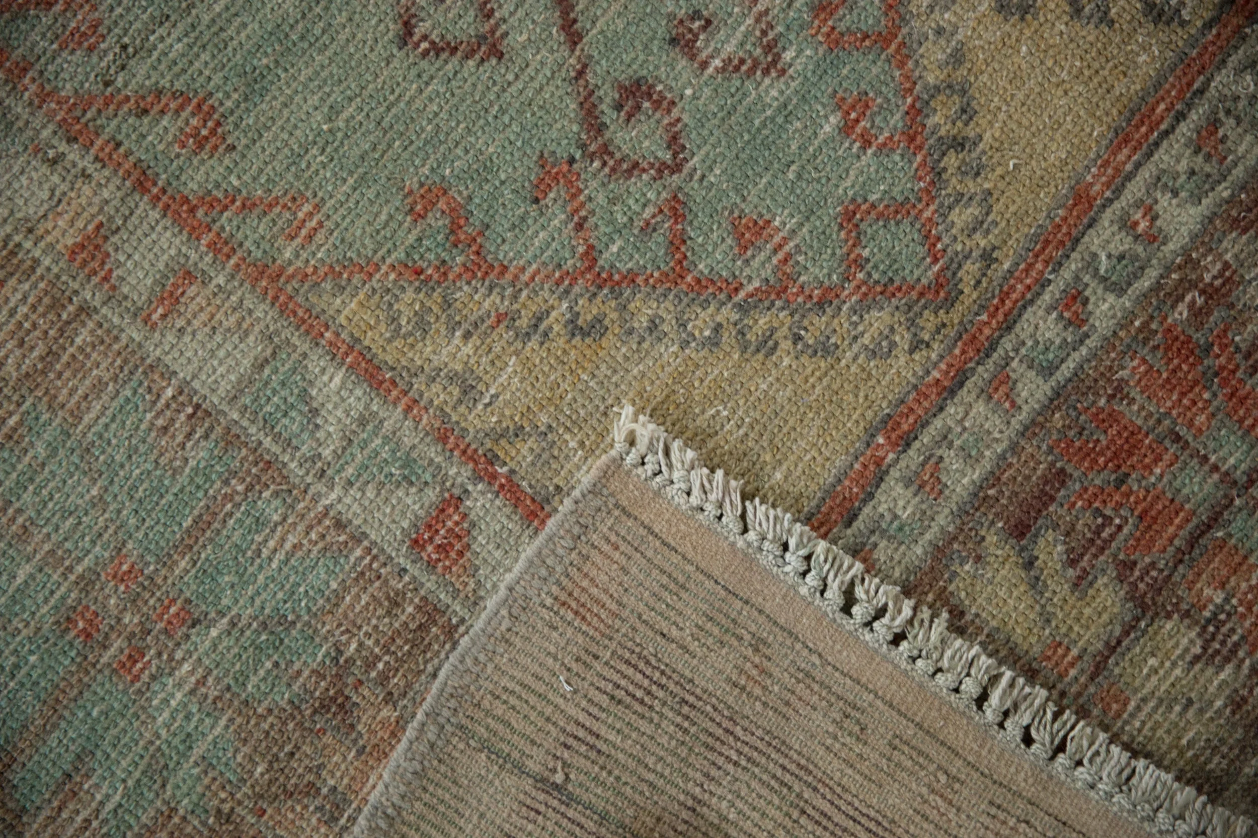 5.5x12 Vintage Distressed Oushak Rug Runner - Image 11