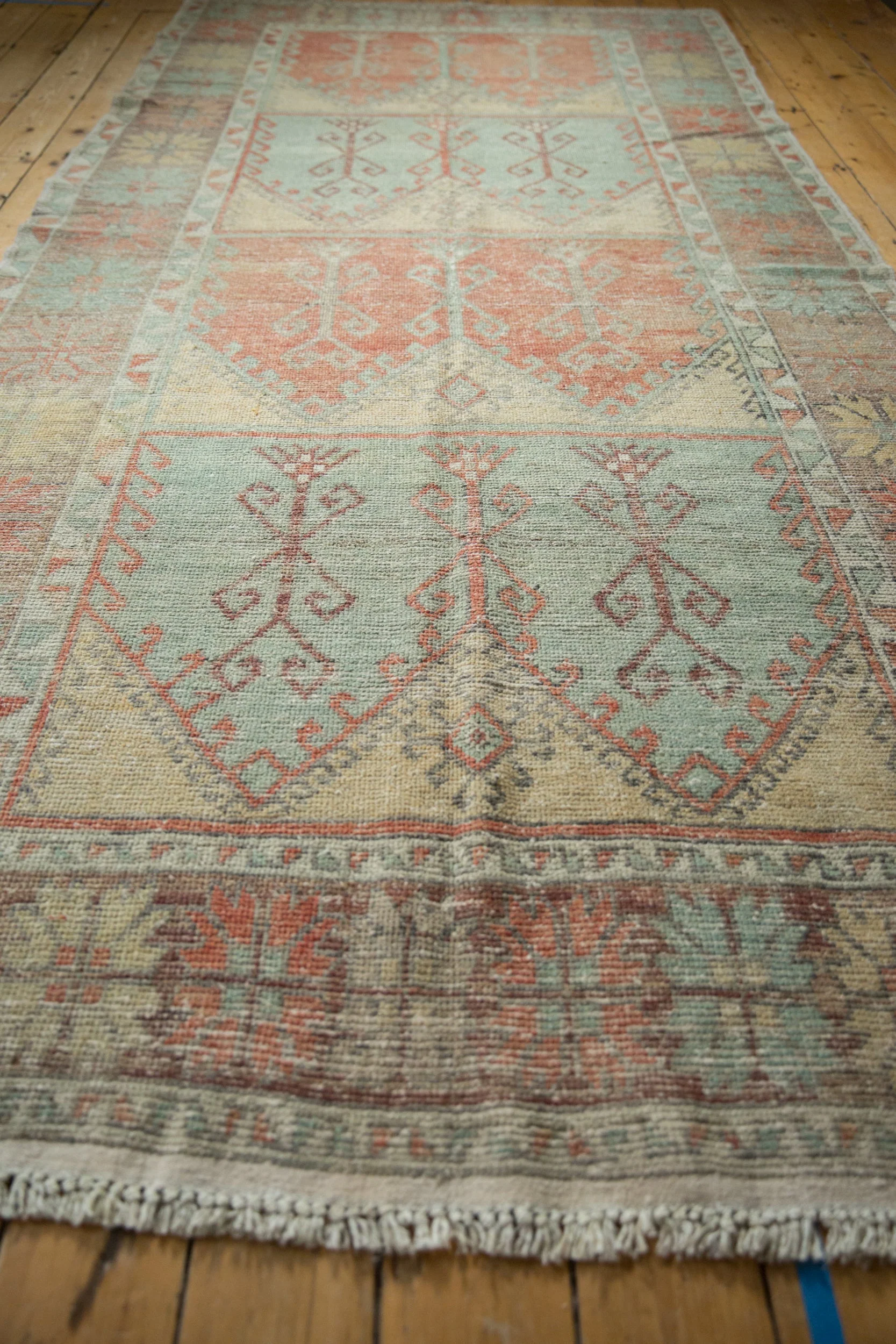 5.5x12 Vintage Distressed Oushak Rug Runner - Image 3