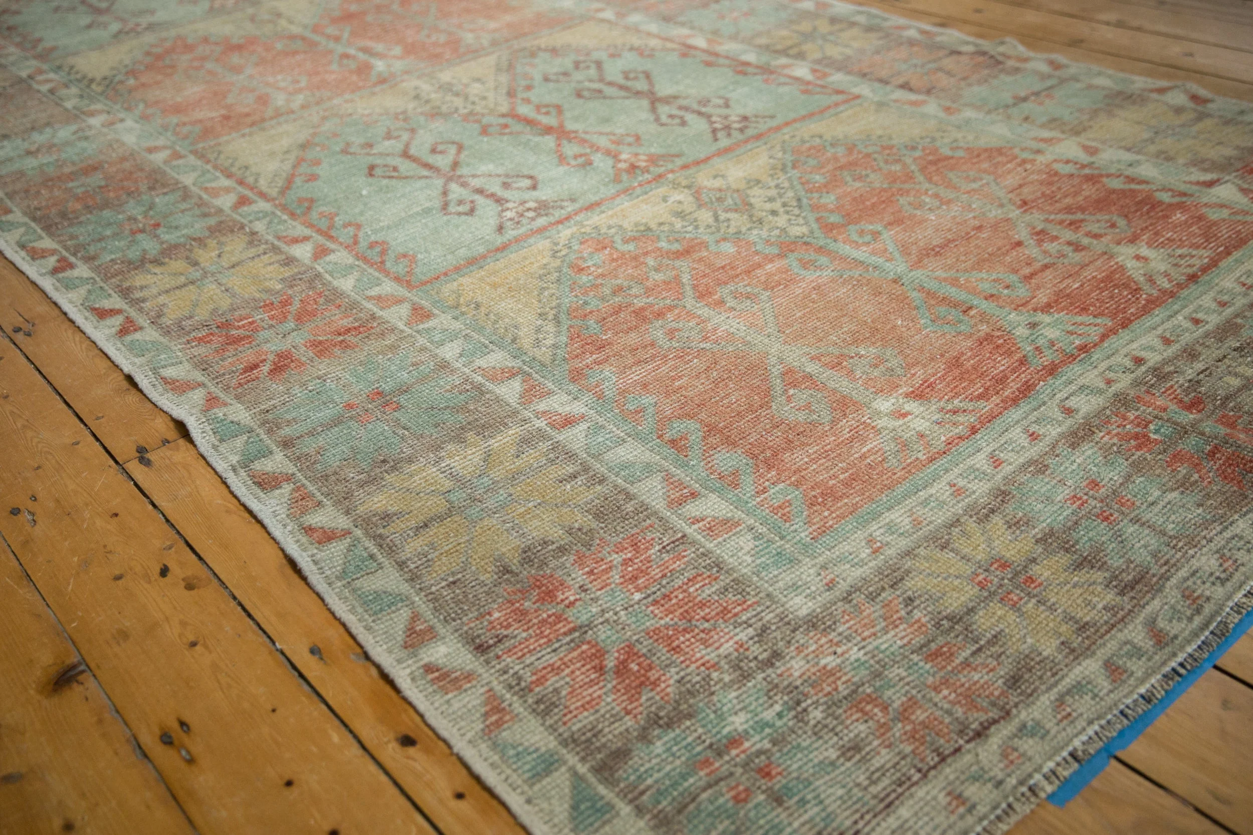 5.5x12 Vintage Distressed Oushak Rug Runner - Image 5