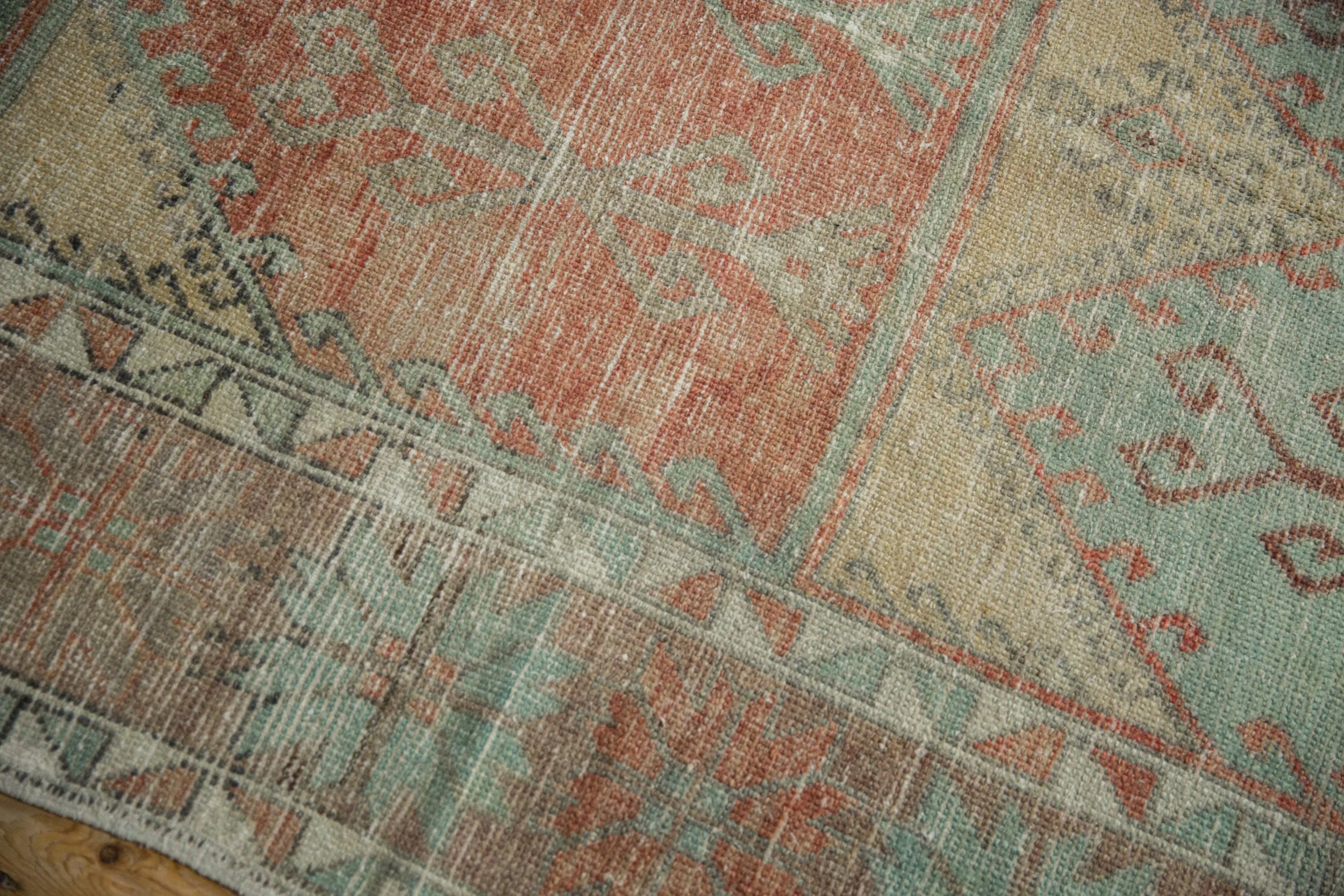5.5x12 Vintage Distressed Oushak Rug Runner - Image 8