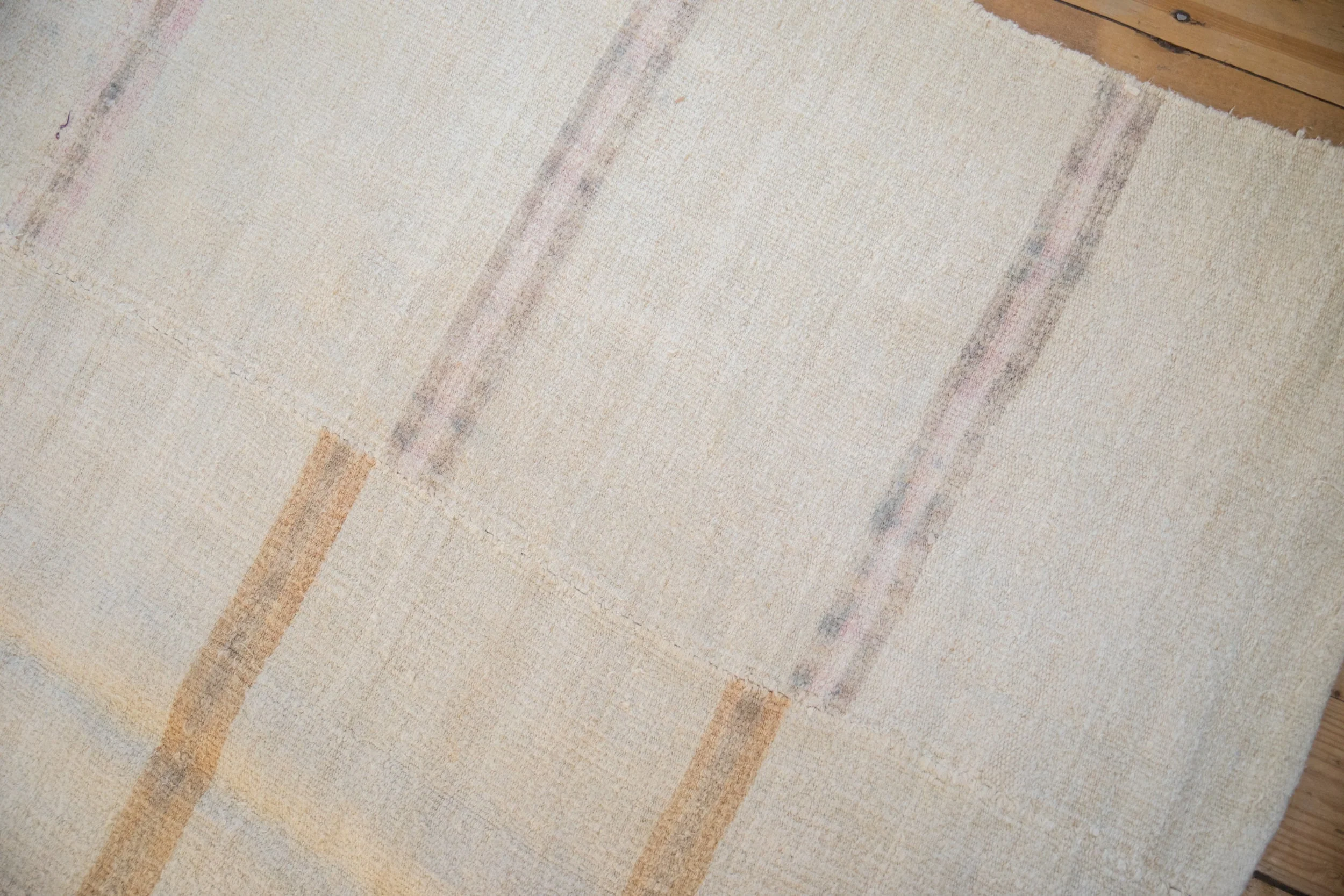 5.5x13.5 Vintage Distressed Hemp Kilim Rug Runner - Image 10