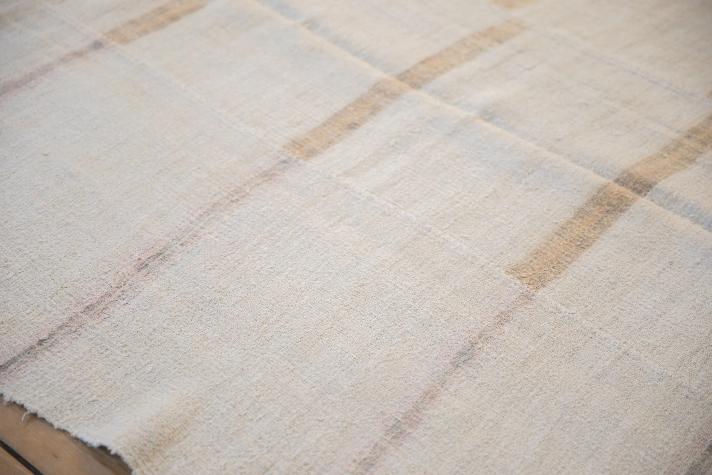 5.5x13.5 Vintage Distressed Hemp Kilim Rug Runner - Image 4