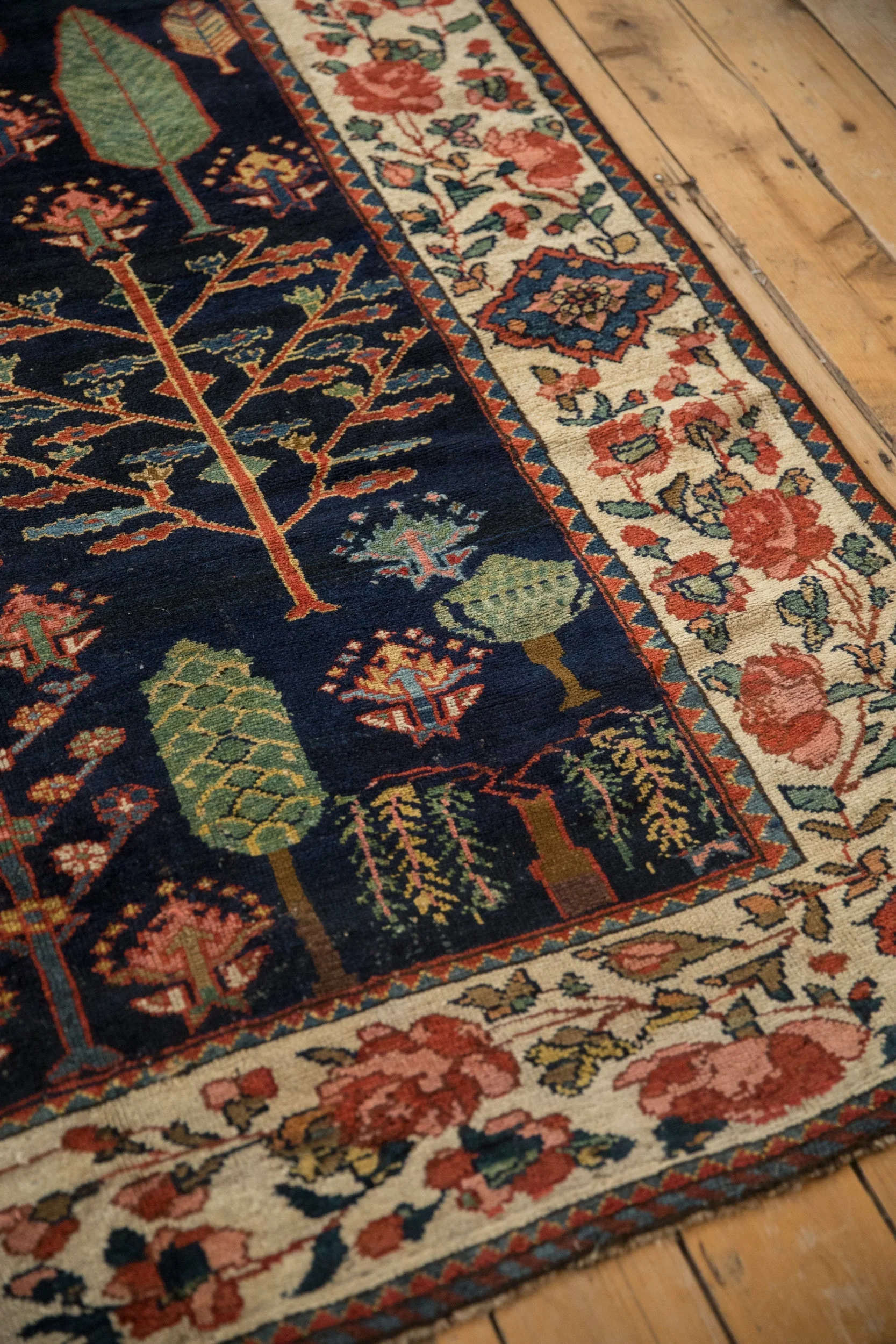 5.5x13 Vintage Baktiari Rug Runner - Image 10