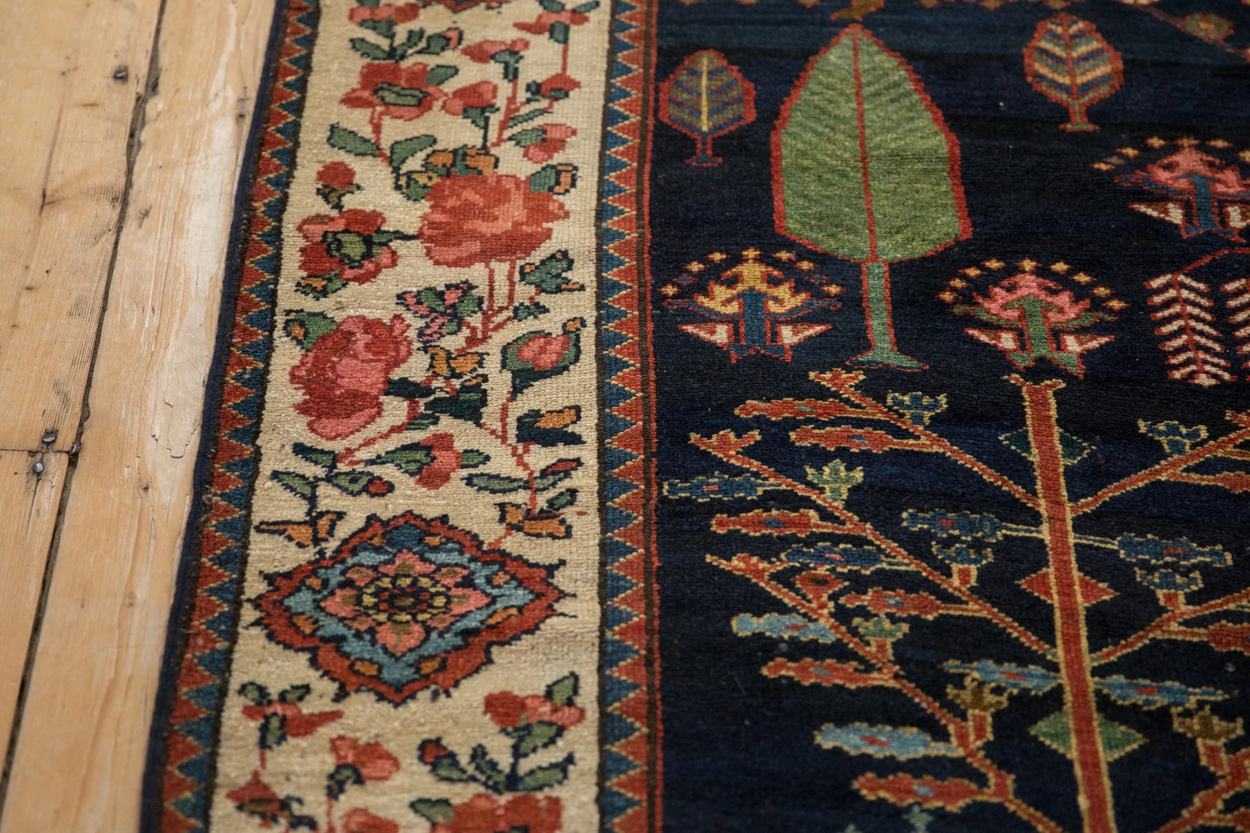 5.5x13 Vintage Baktiari Rug Runner - Image 12
