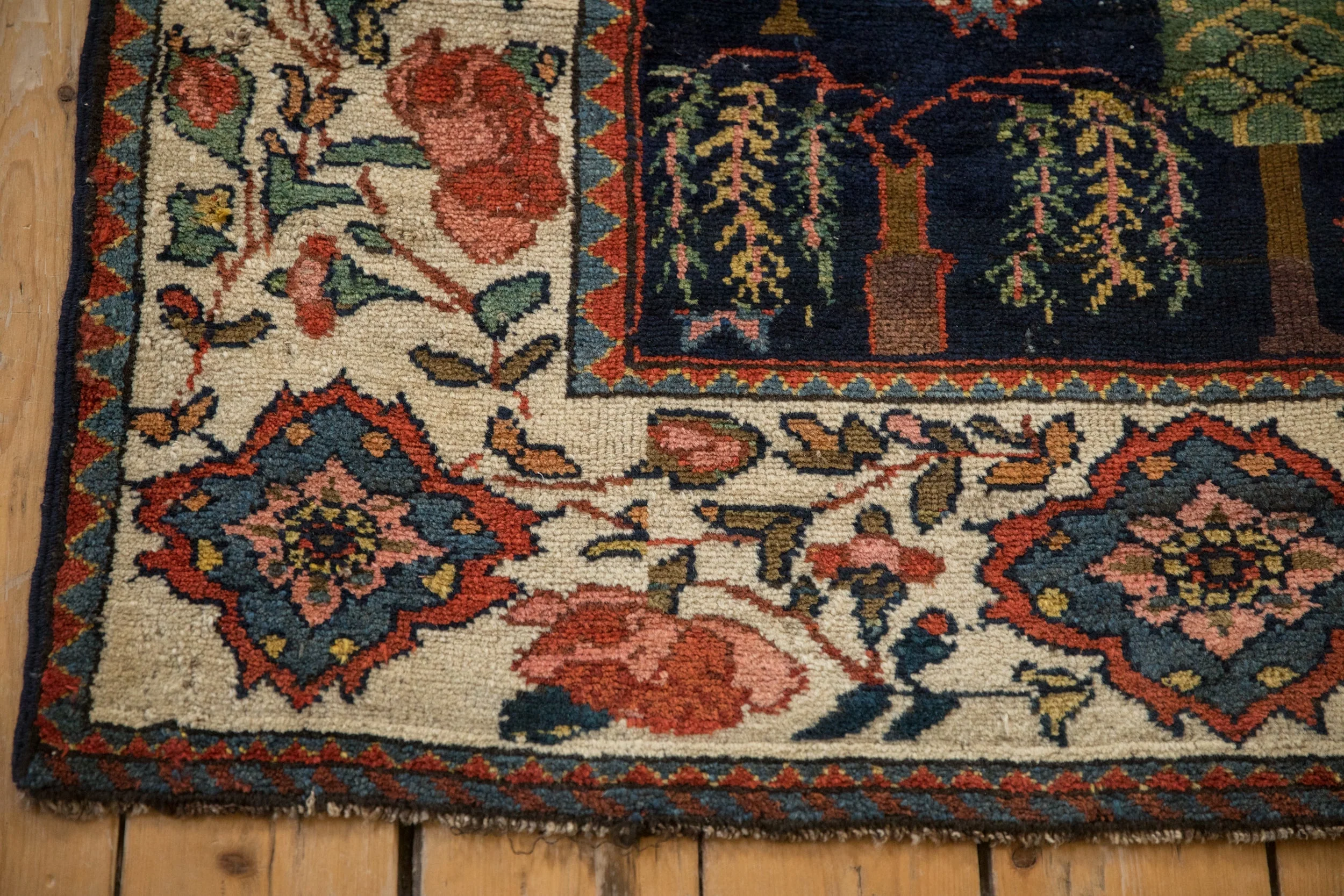 5.5x13 Vintage Baktiari Rug Runner - Image 13