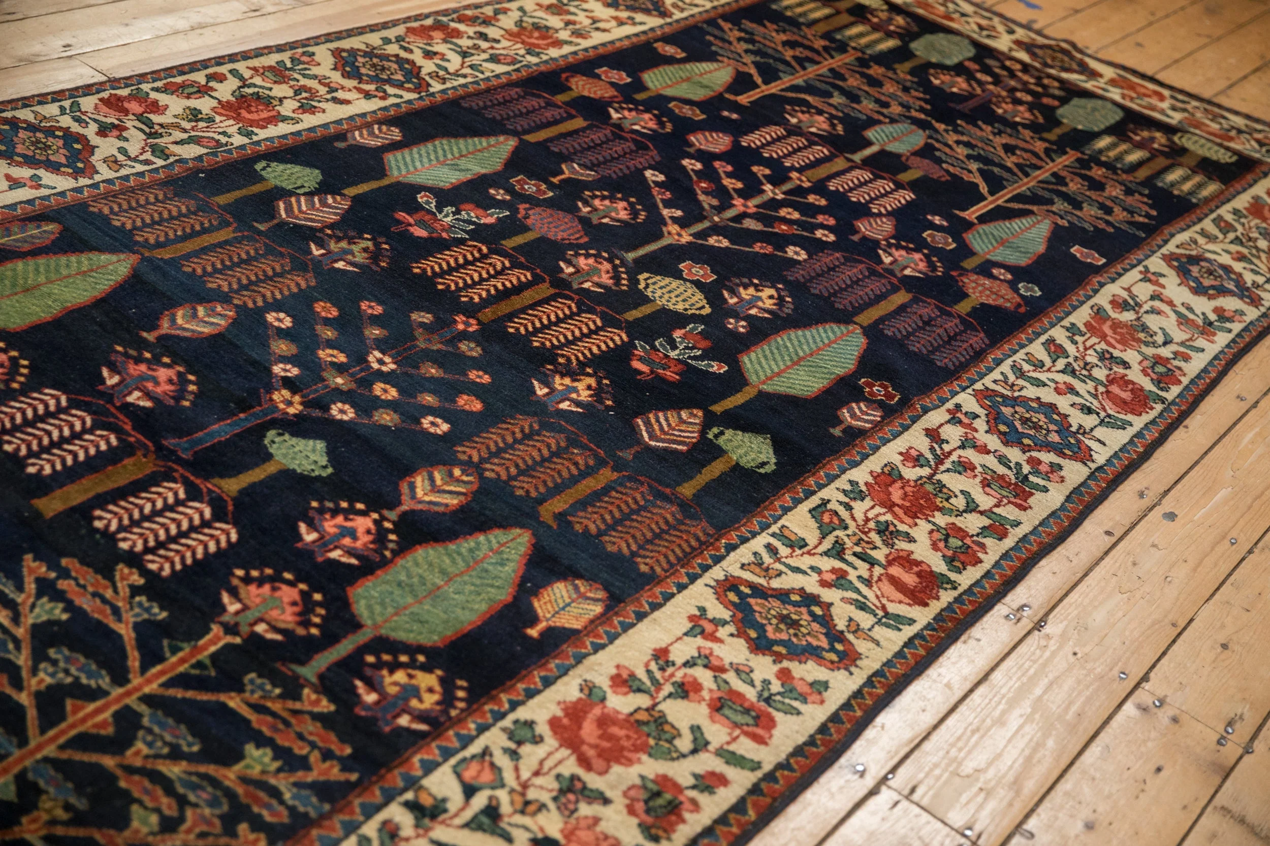 5.5x13 Vintage Baktiari Rug Runner - Image 14