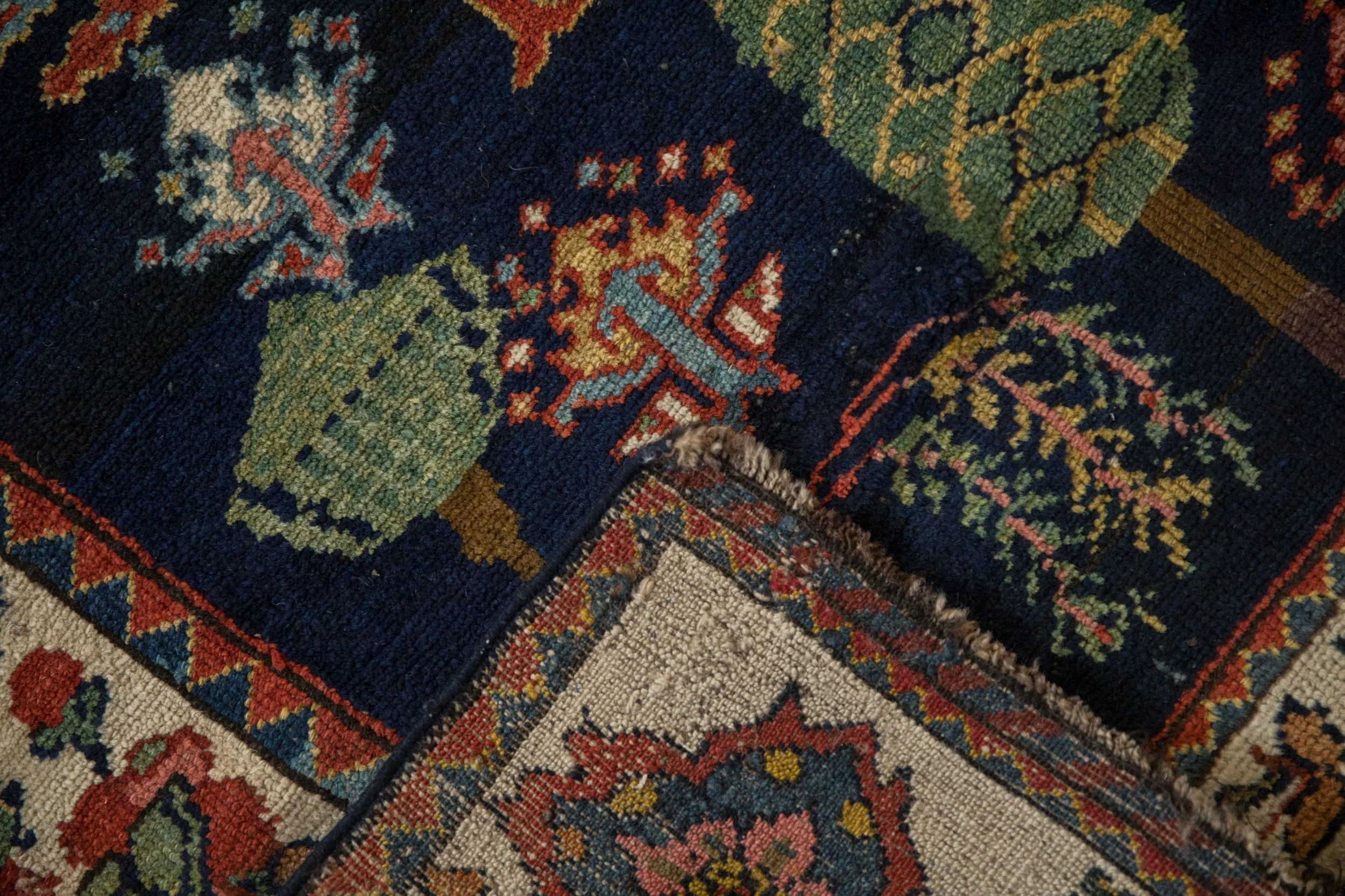 5.5x13 Vintage Baktiari Rug Runner - Image 17