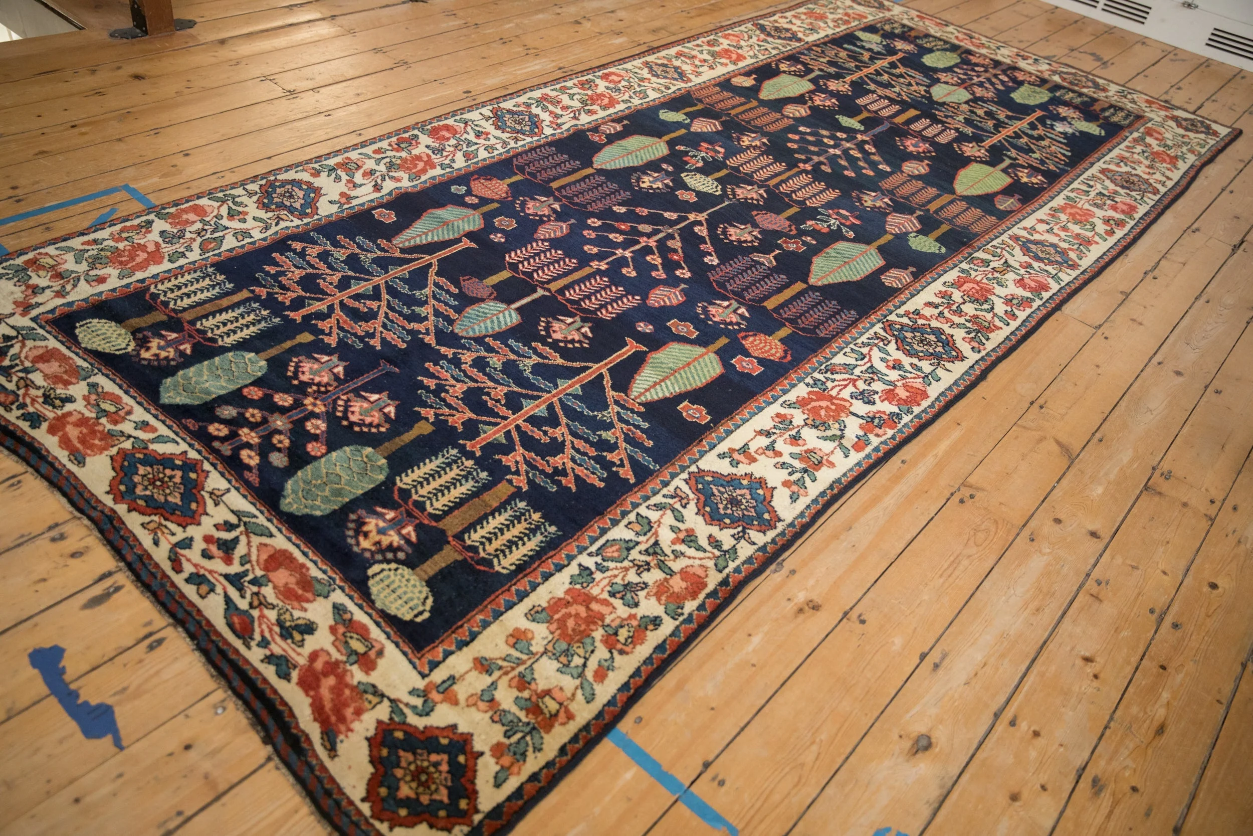 5.5x13 Vintage Baktiari Rug Runner - Image 6