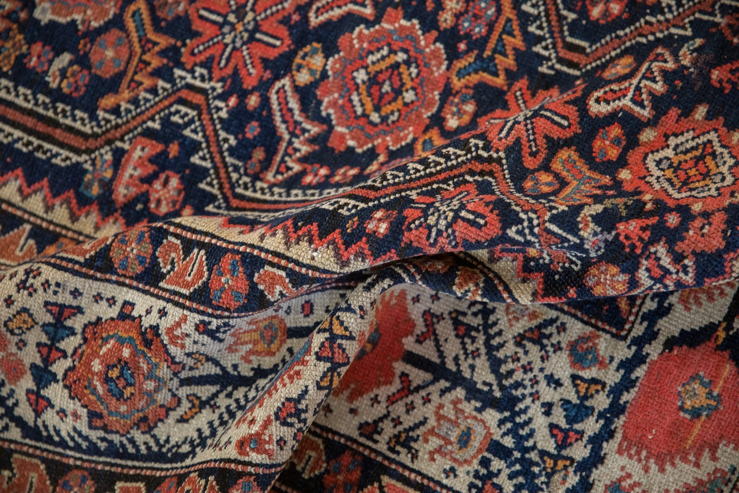 5.5x6.5 Antique Fine Malayer Carpet - Image 11