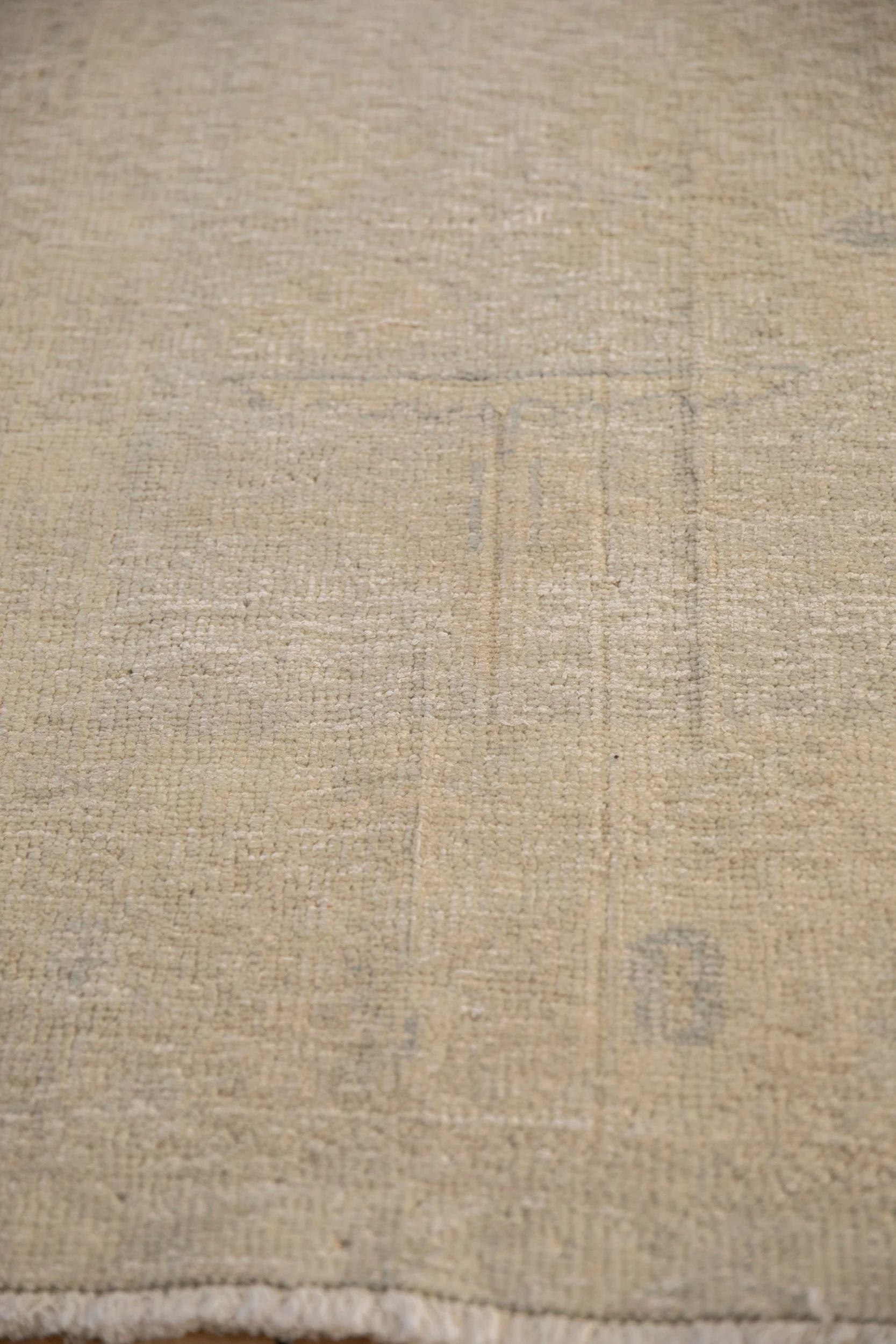 5.5x6.5 Vintage Distressed Oushak Carpet - Image 8