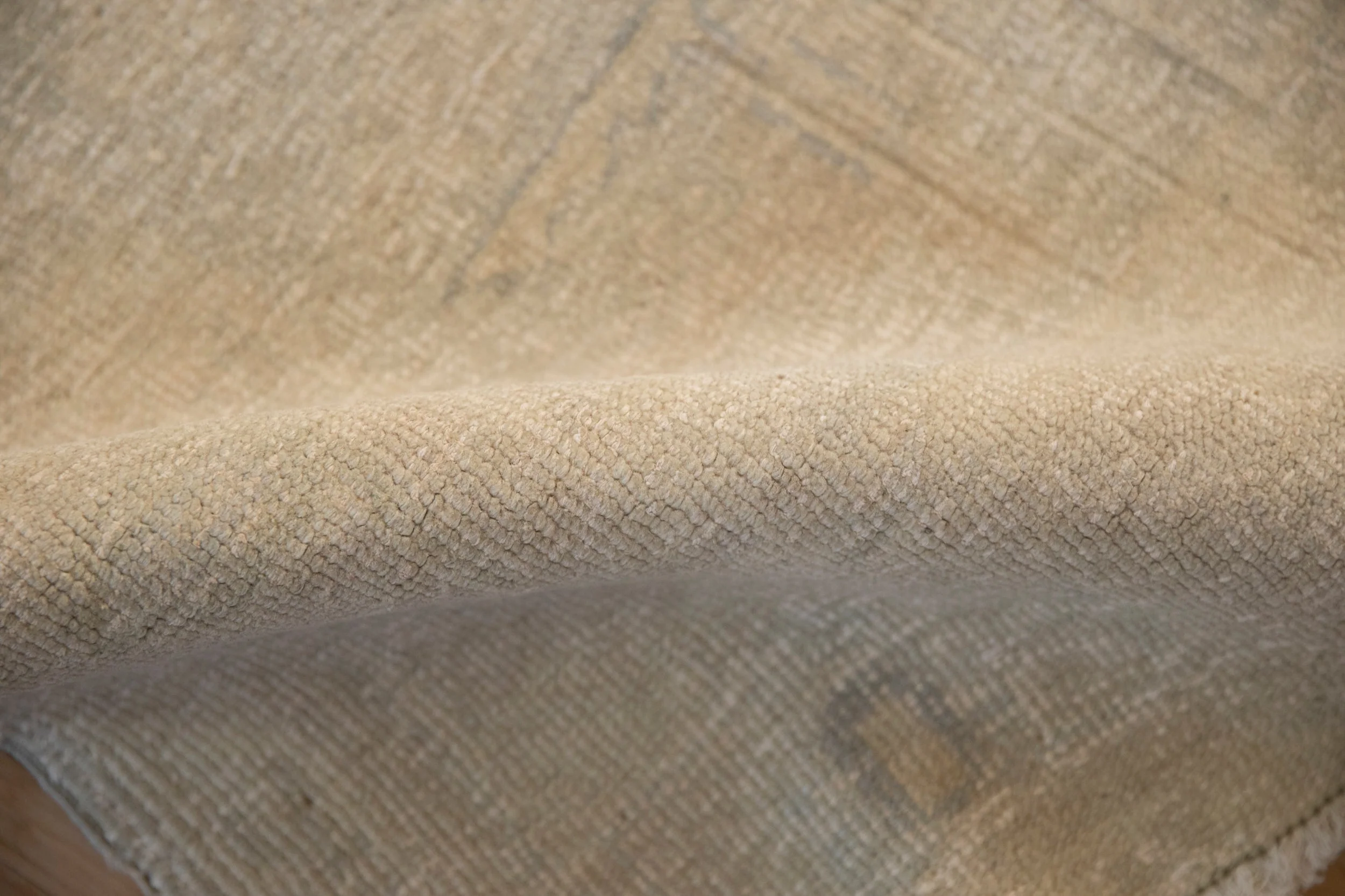 5.5x6.5 Vintage Distressed Oushak Carpet - Image 9